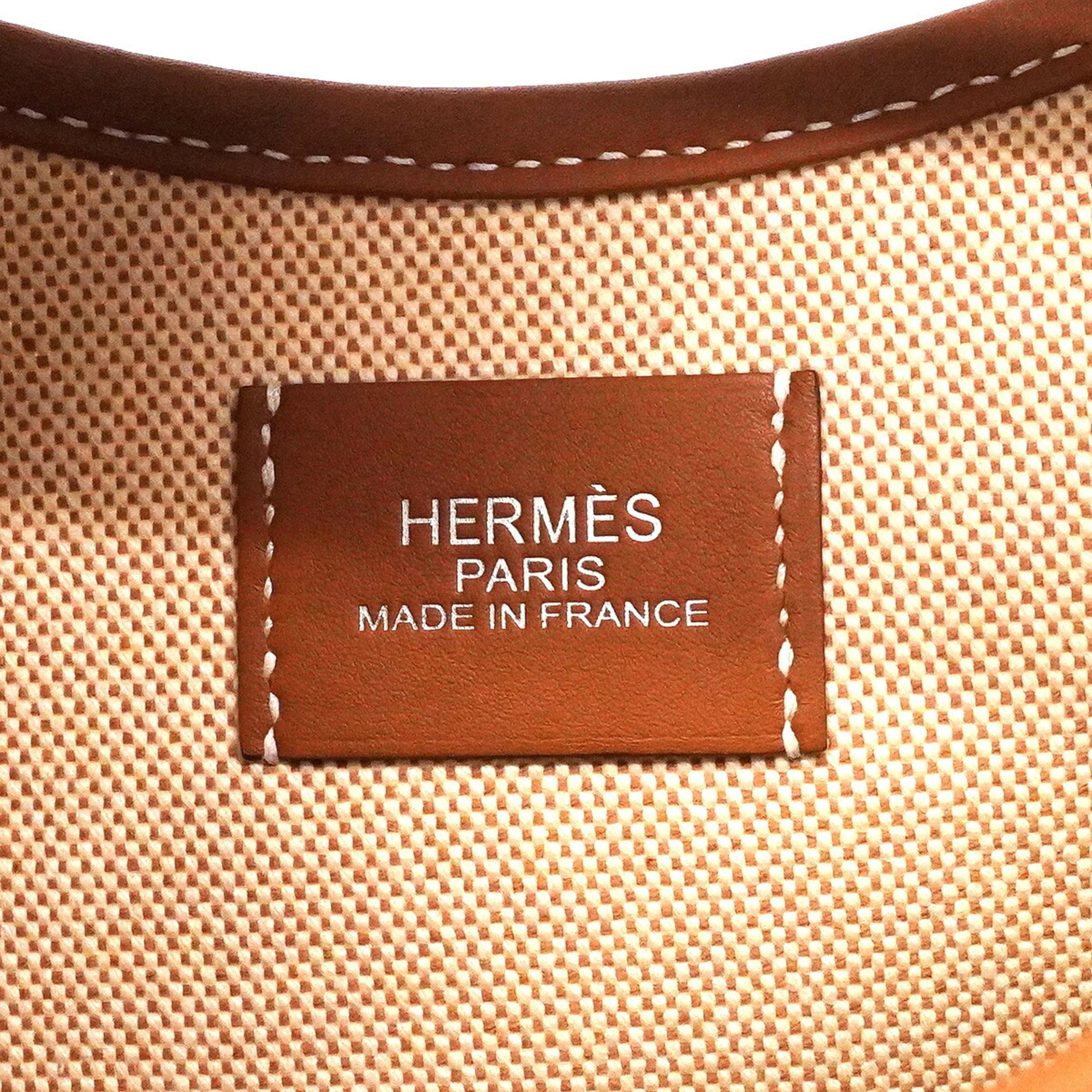 Hermes Gold Toile H Shoulder Bag (Pre-Owned)