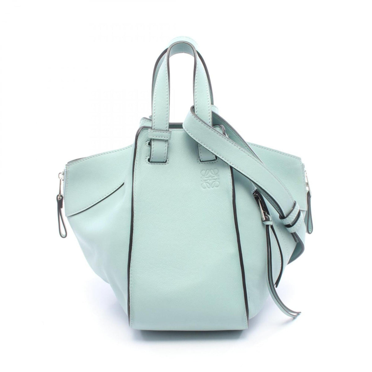 Loewe Blue Leather Handbag (Pre-Owned)