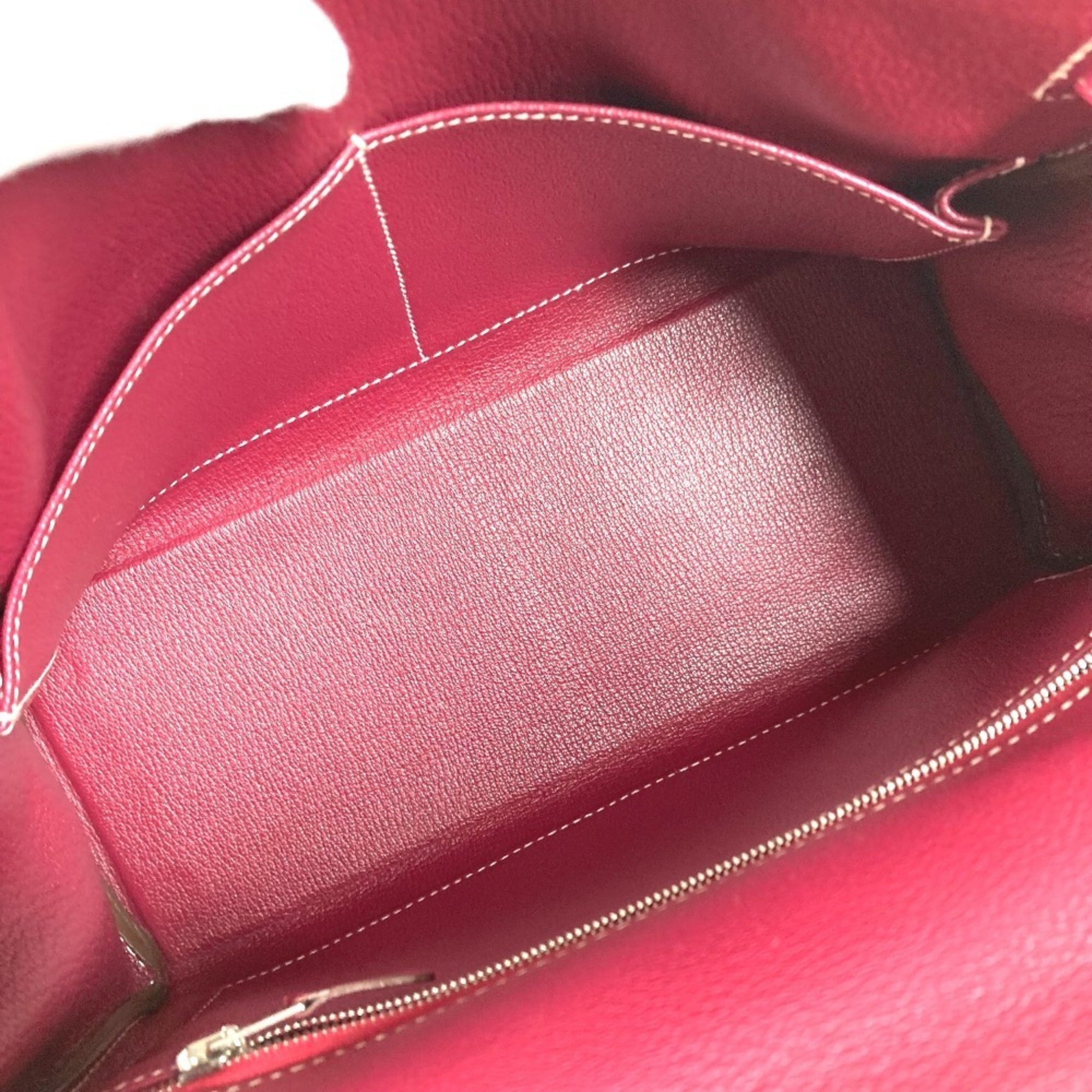 Hermes Pink Epsom Leather Handbag Shoulder Bag (Pre-Owned)