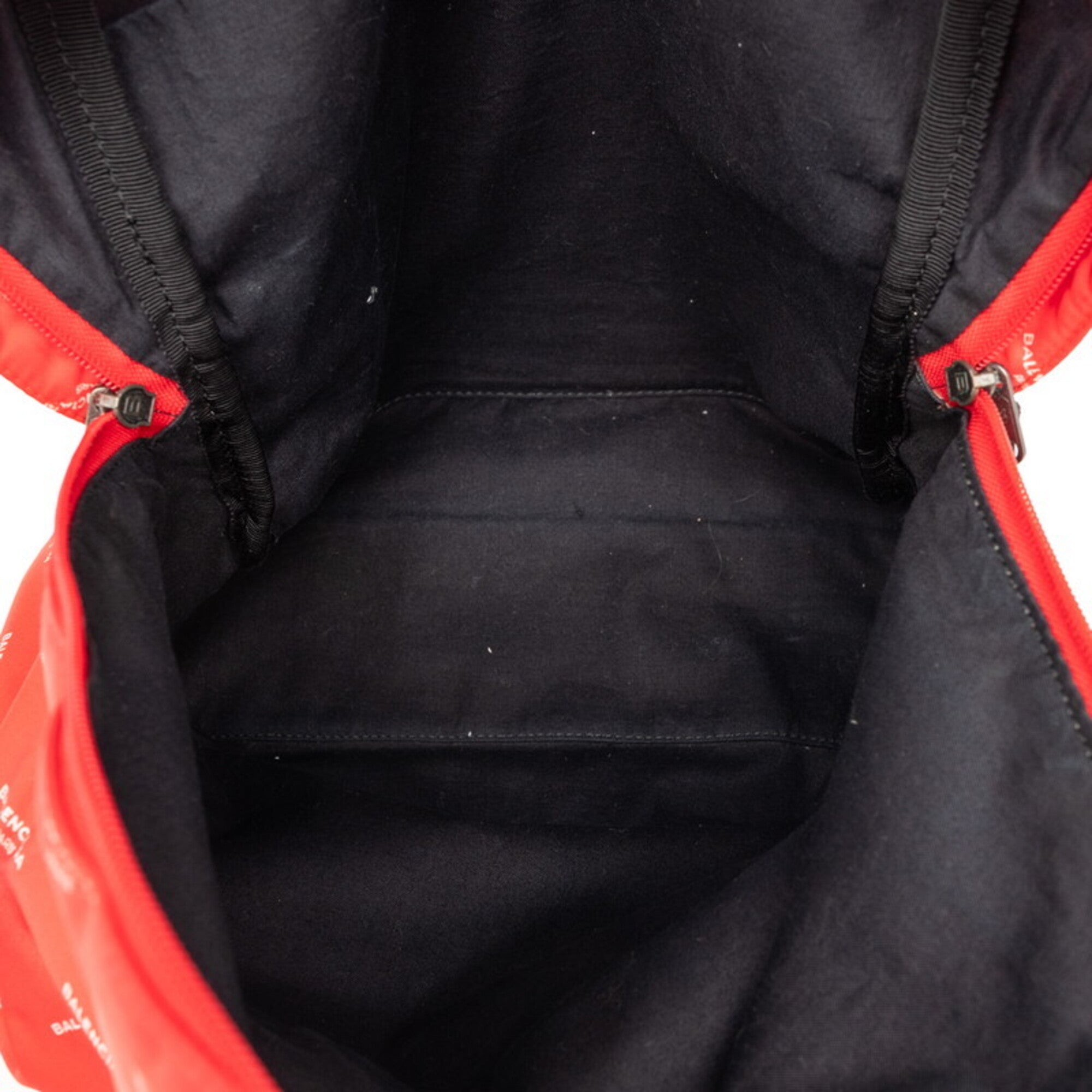 Balenciaga Red Color Nylon Backpack (Pre-Owned)