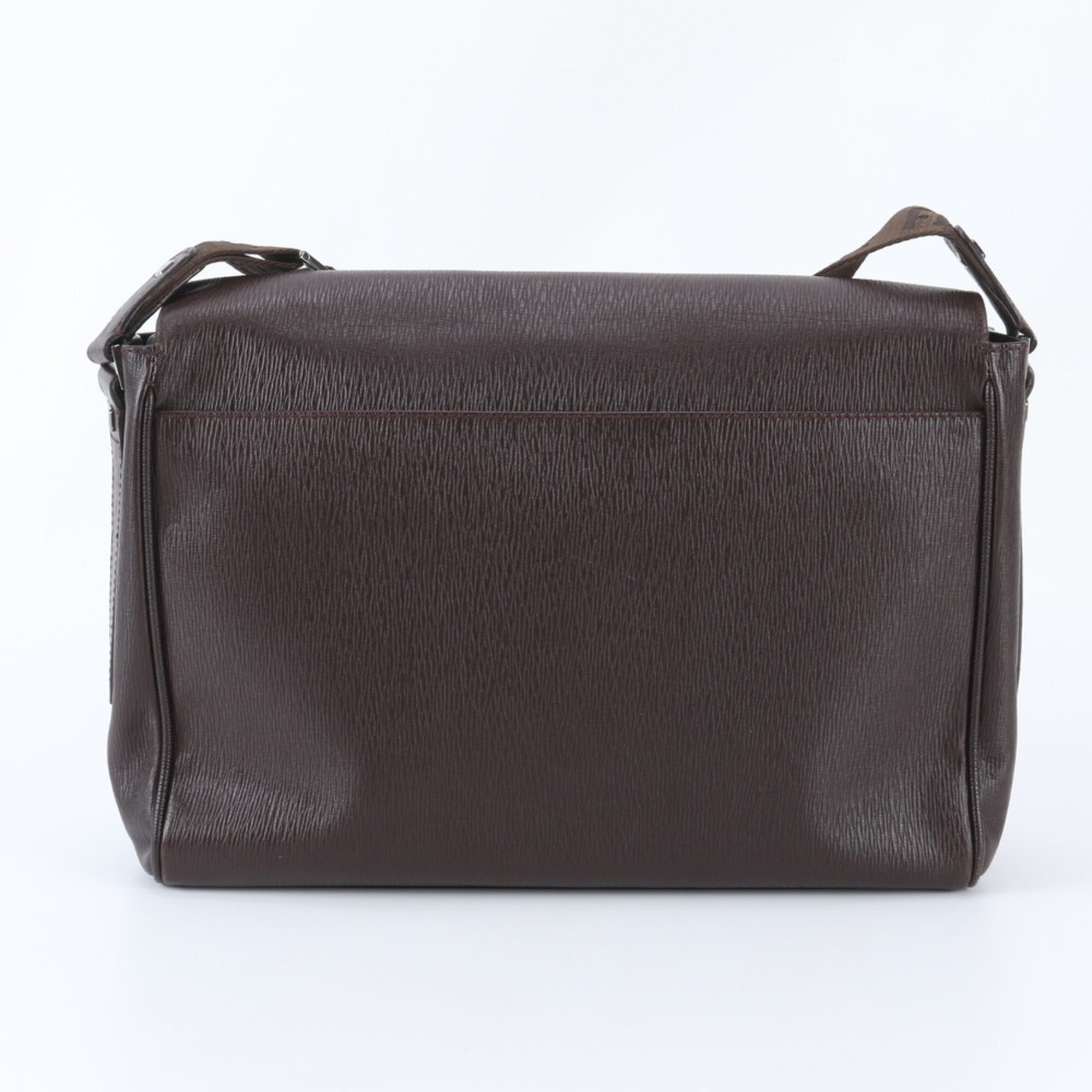 Salvatore Ferragamo Brown Leather Briefcase (Pre-Owned)
