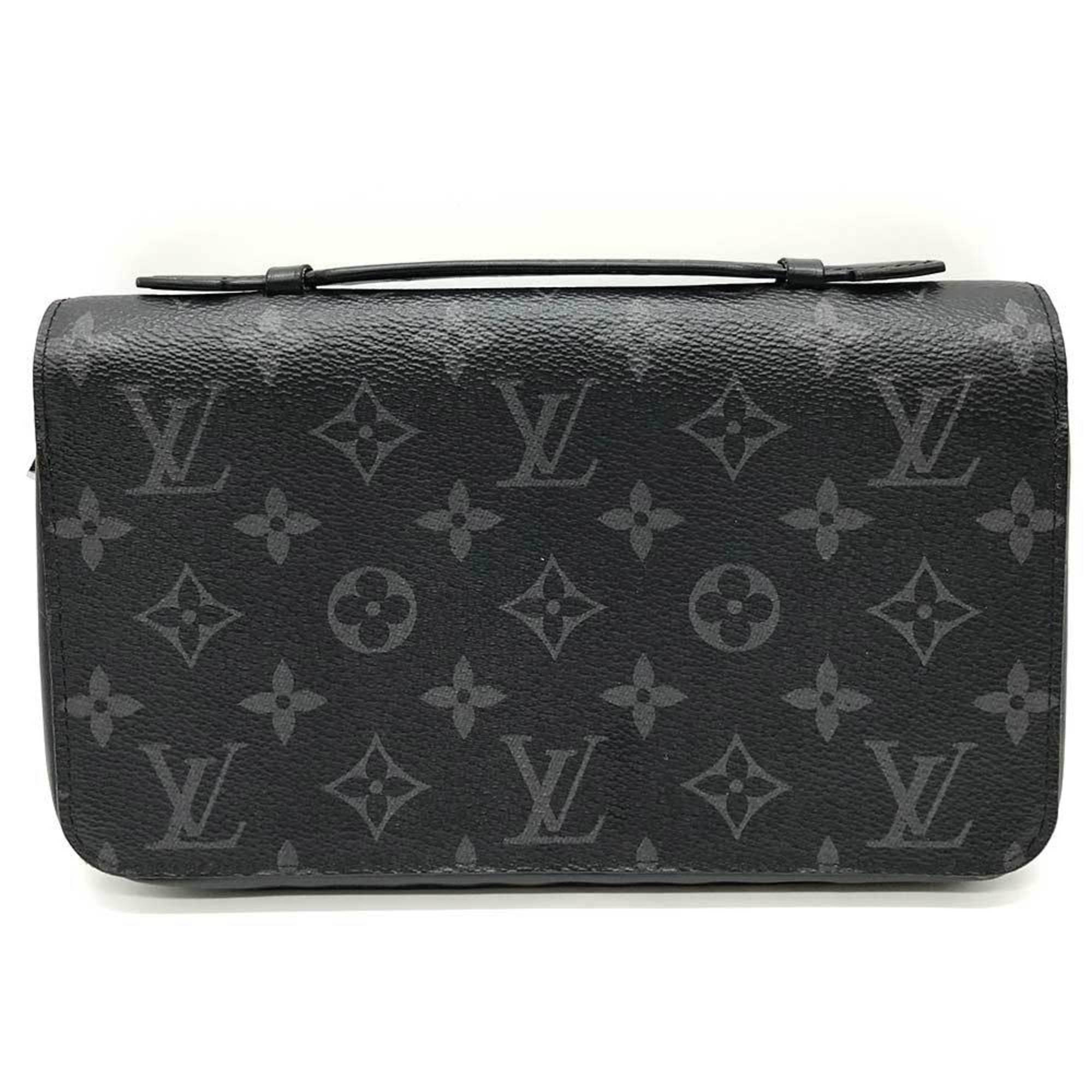 Louis Vuitton Monogram Eclipse Black Monogram Eclipse Long Wallet (Bi-Fold) (Pre-Owned)