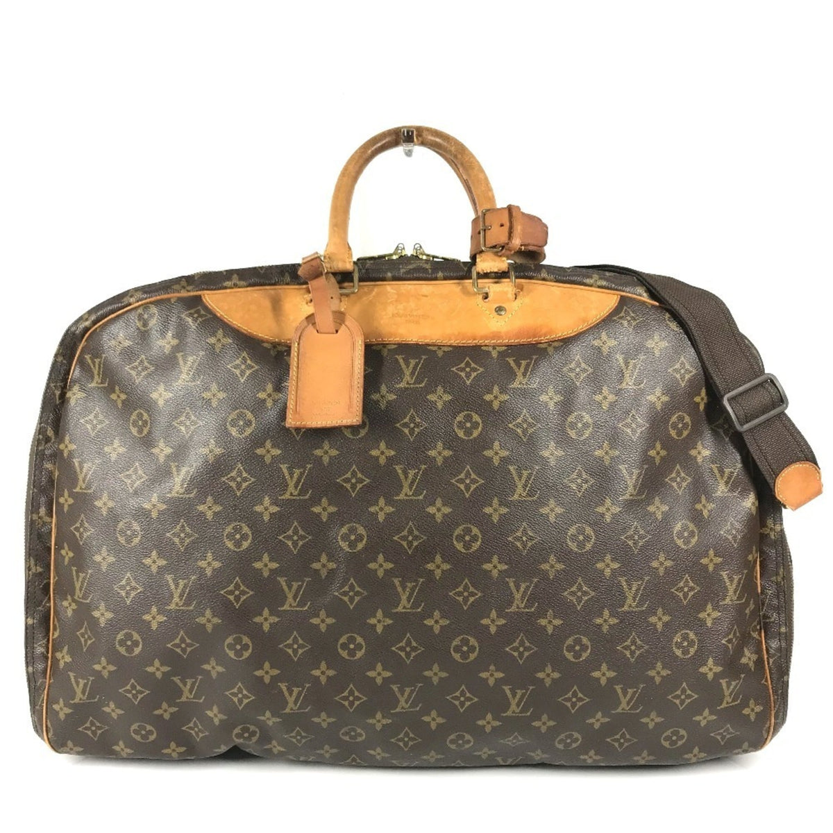 Louis Vuitton Brown Monogram Boston Bag Handbag Shoulder Bag (Pre-Owned)