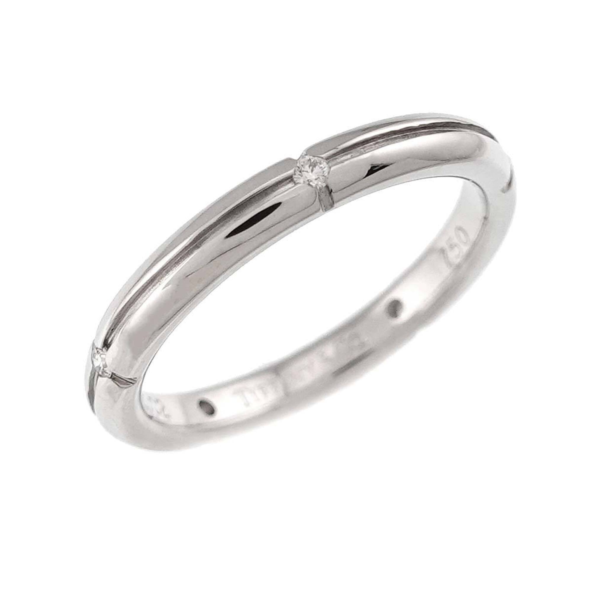 Tiffany White Gold (18K) Band Ring (Pre-Owned)