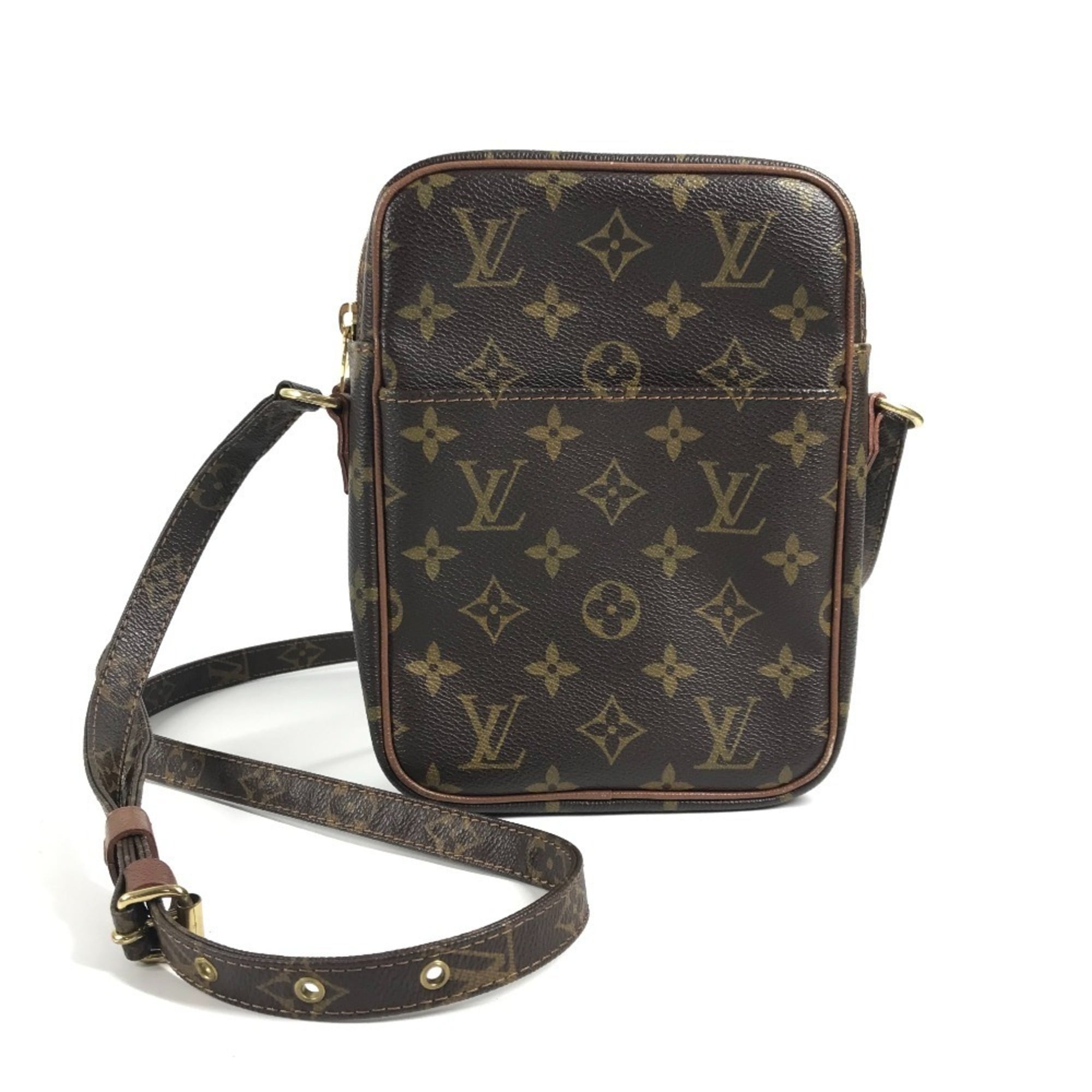 Louis Vuitton Brown Monogram Canvas Pochette Shoulder Bag (Pre-Owned)
