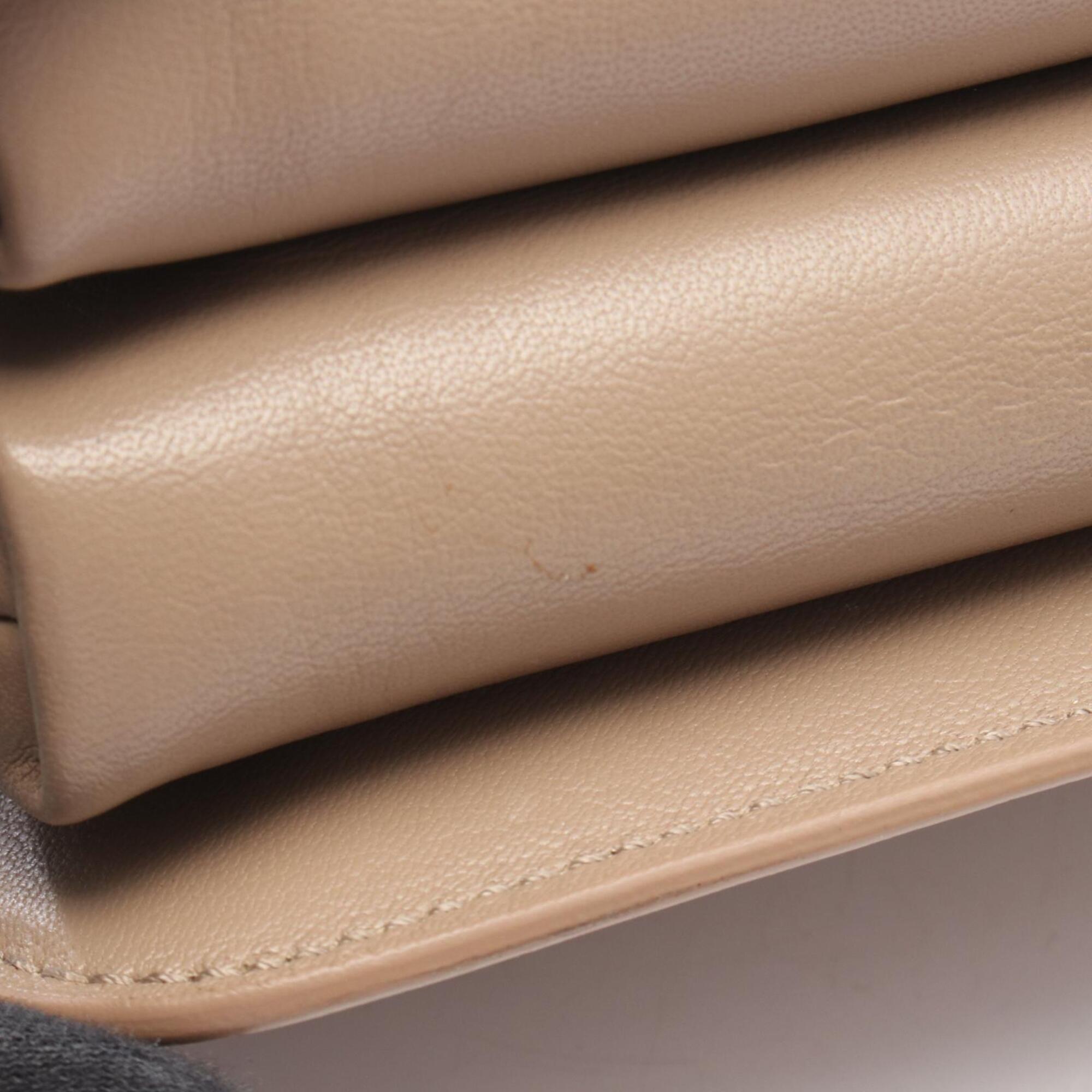 Balenciaga Beige Leather Handbag Shoulder Bag (Pre-Owned)