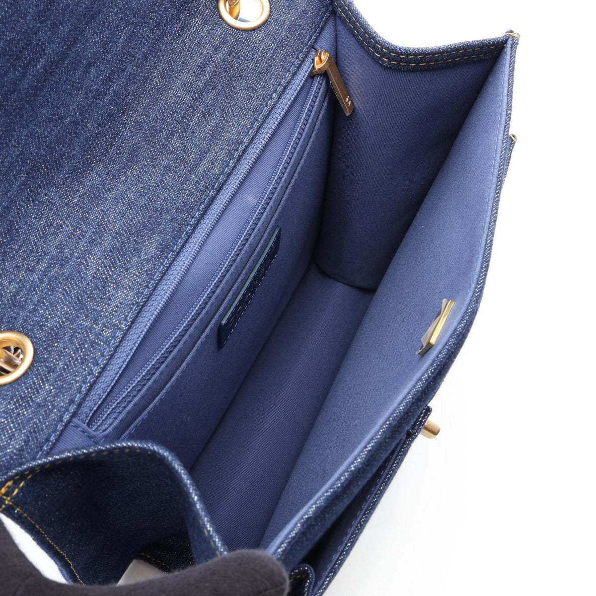 Chanel Blue Denim Backpack (Pre-Owned)