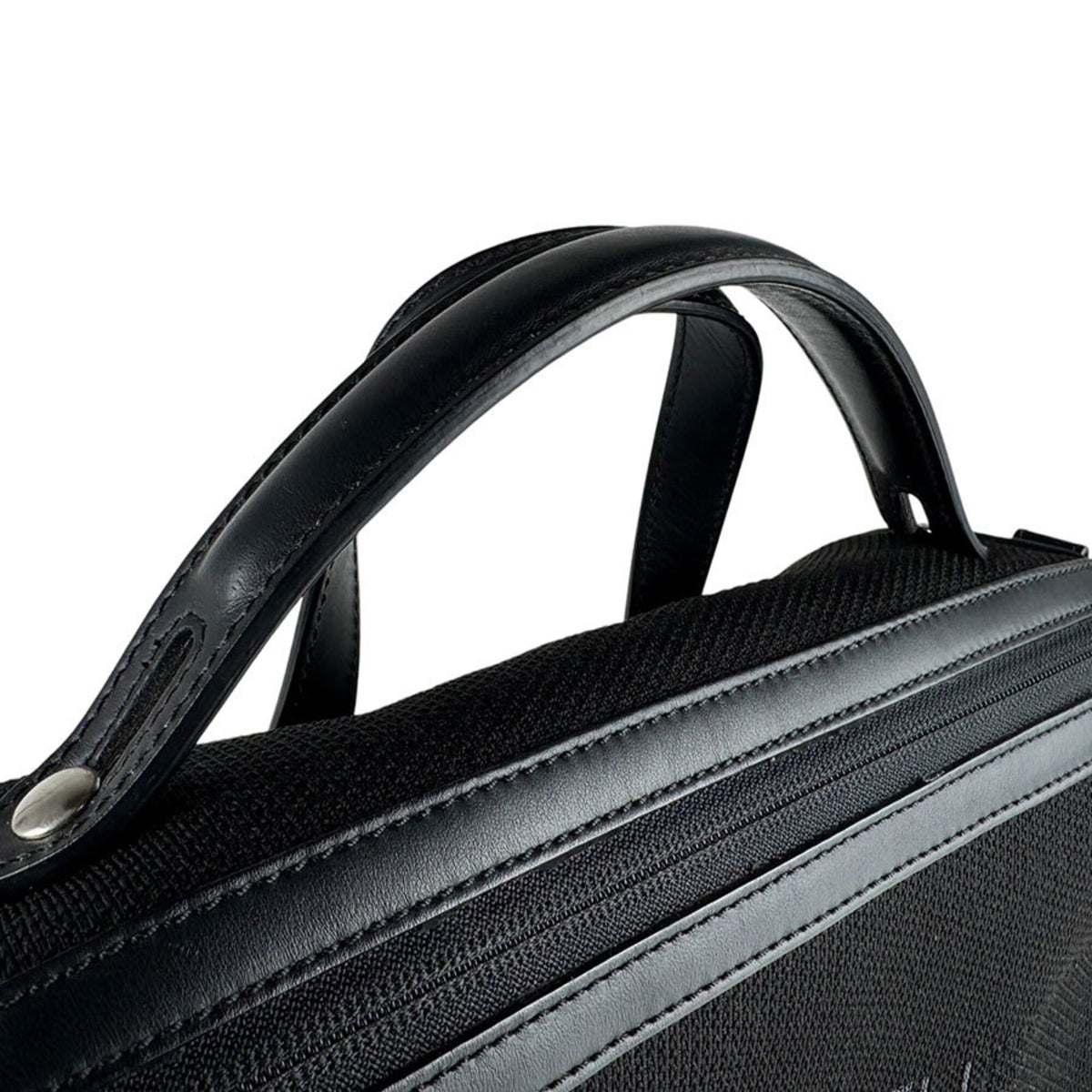 Fendi Black Nylon Leather Handbag (Pre-Owned)