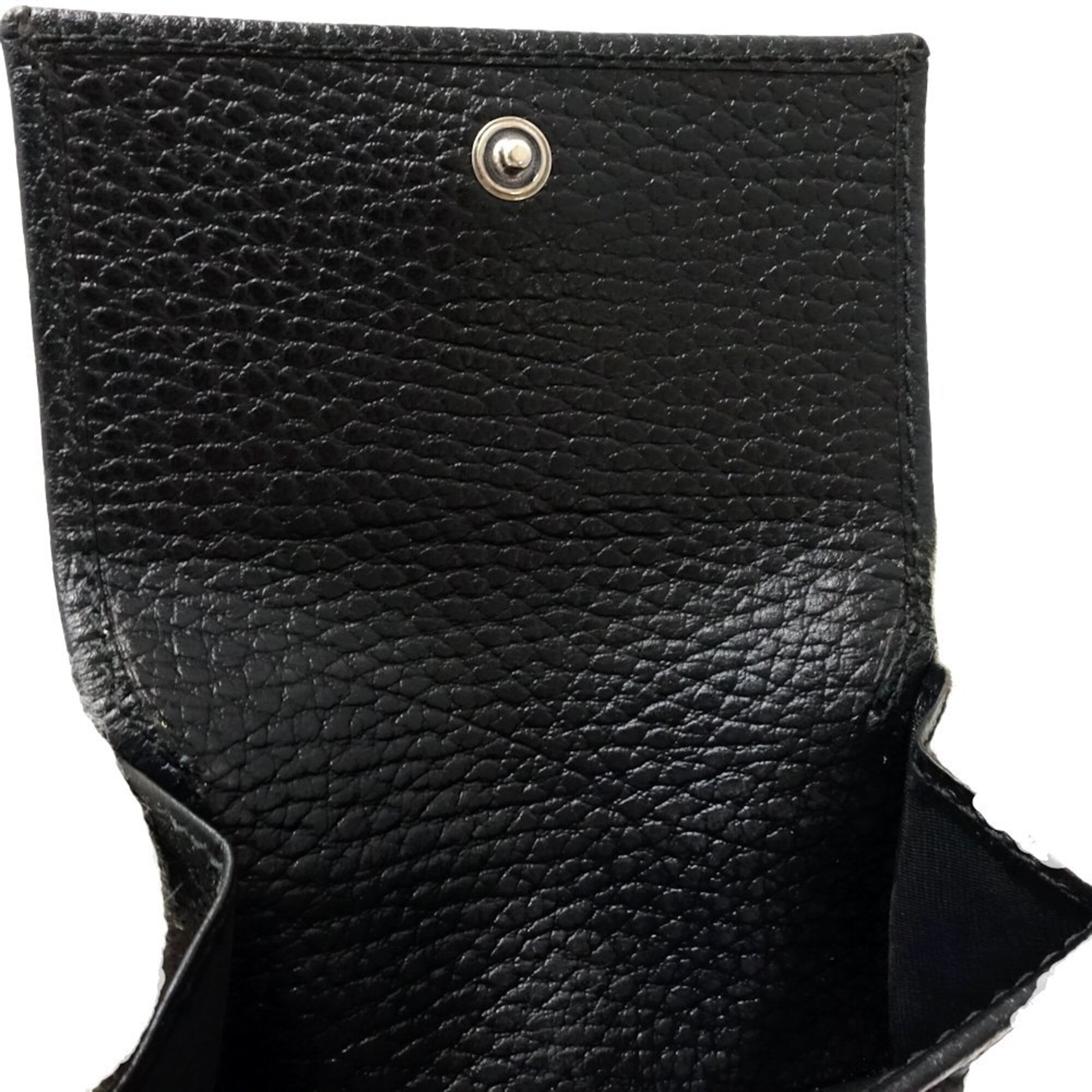 Gucci Black Leather Wallet (Tri-Fold) (Pre-Owned)