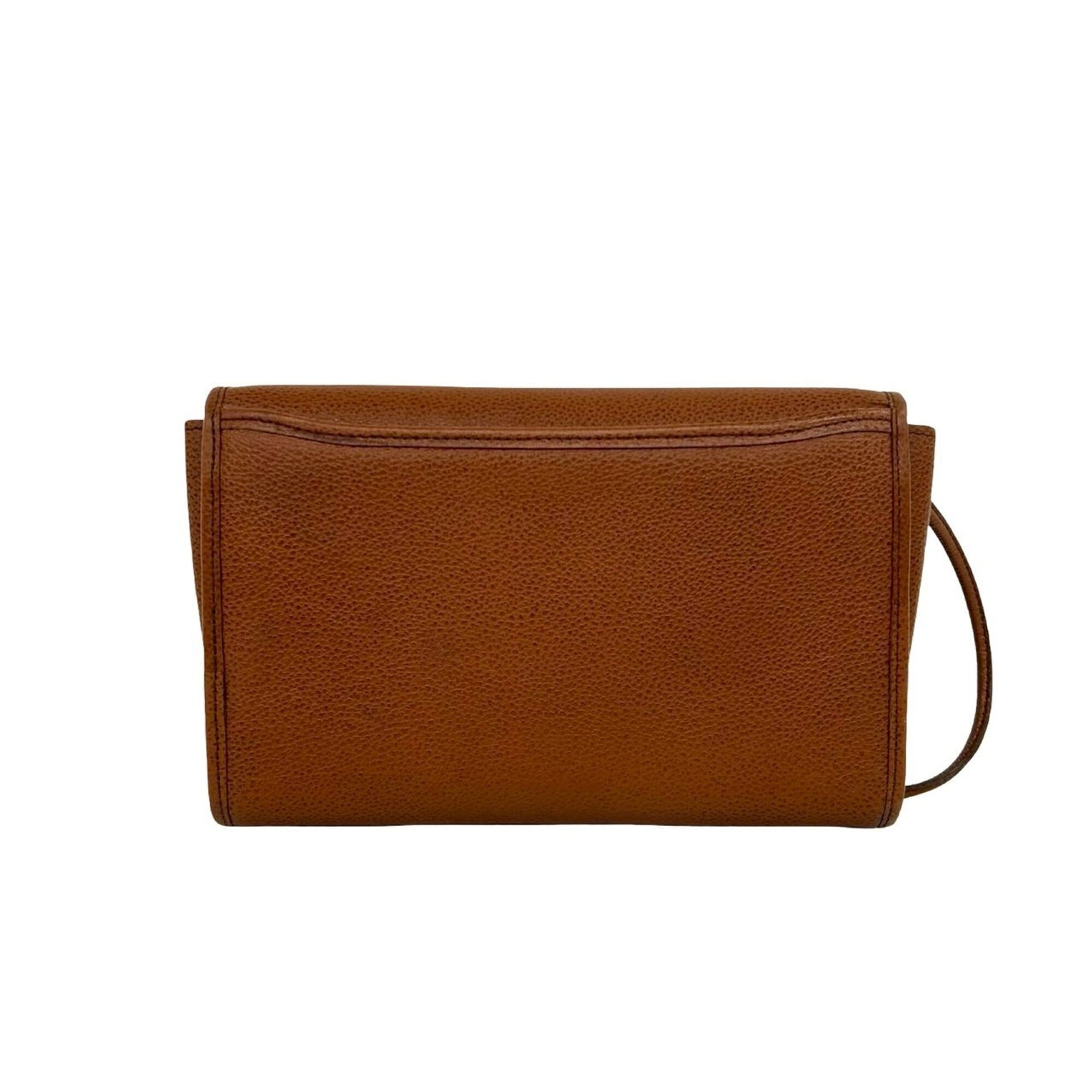 Yves Saint Laurent Brown Leather Shoulder Bag (Pre-Owned)