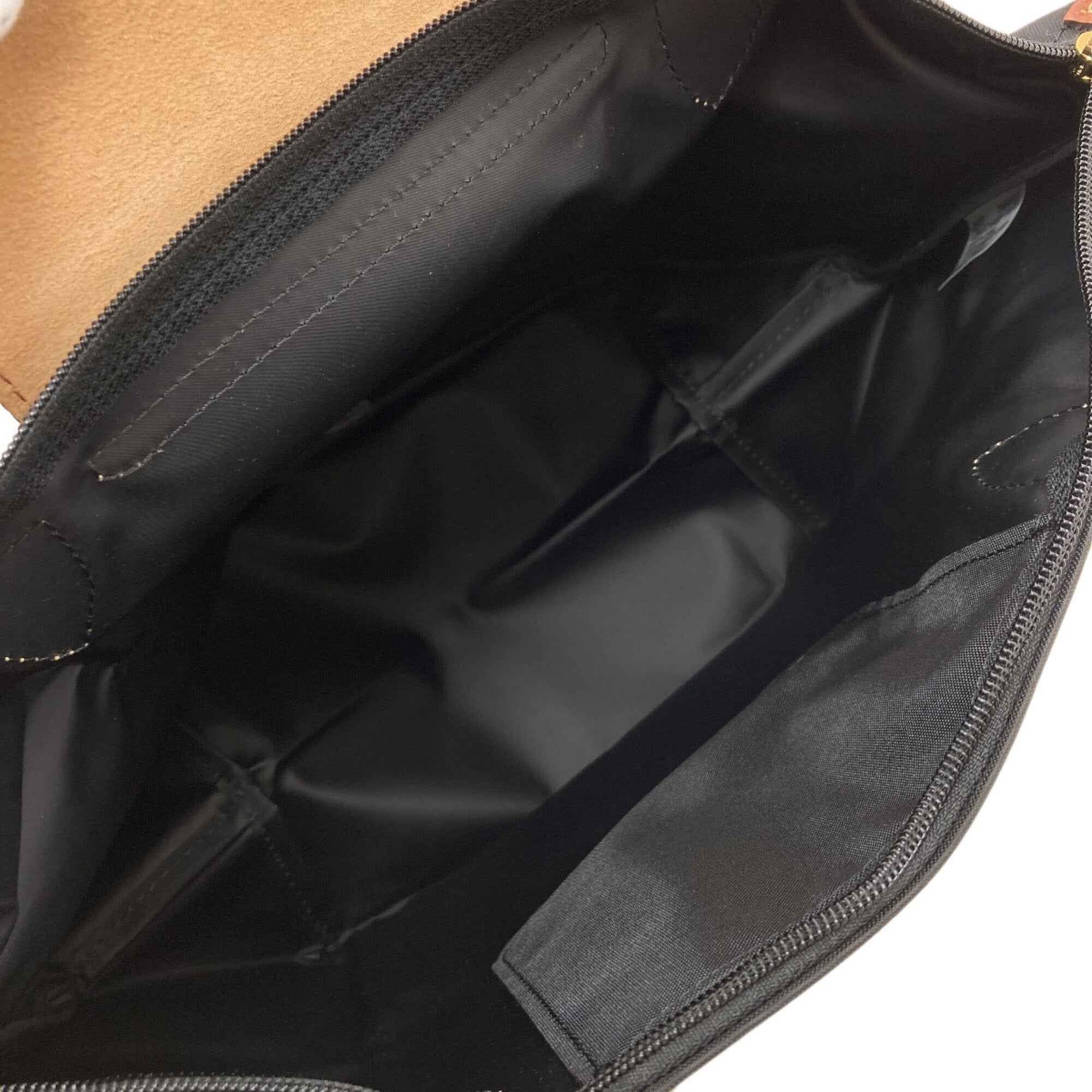 Longchamp Black Nylon Handbag (Pre-Owned)