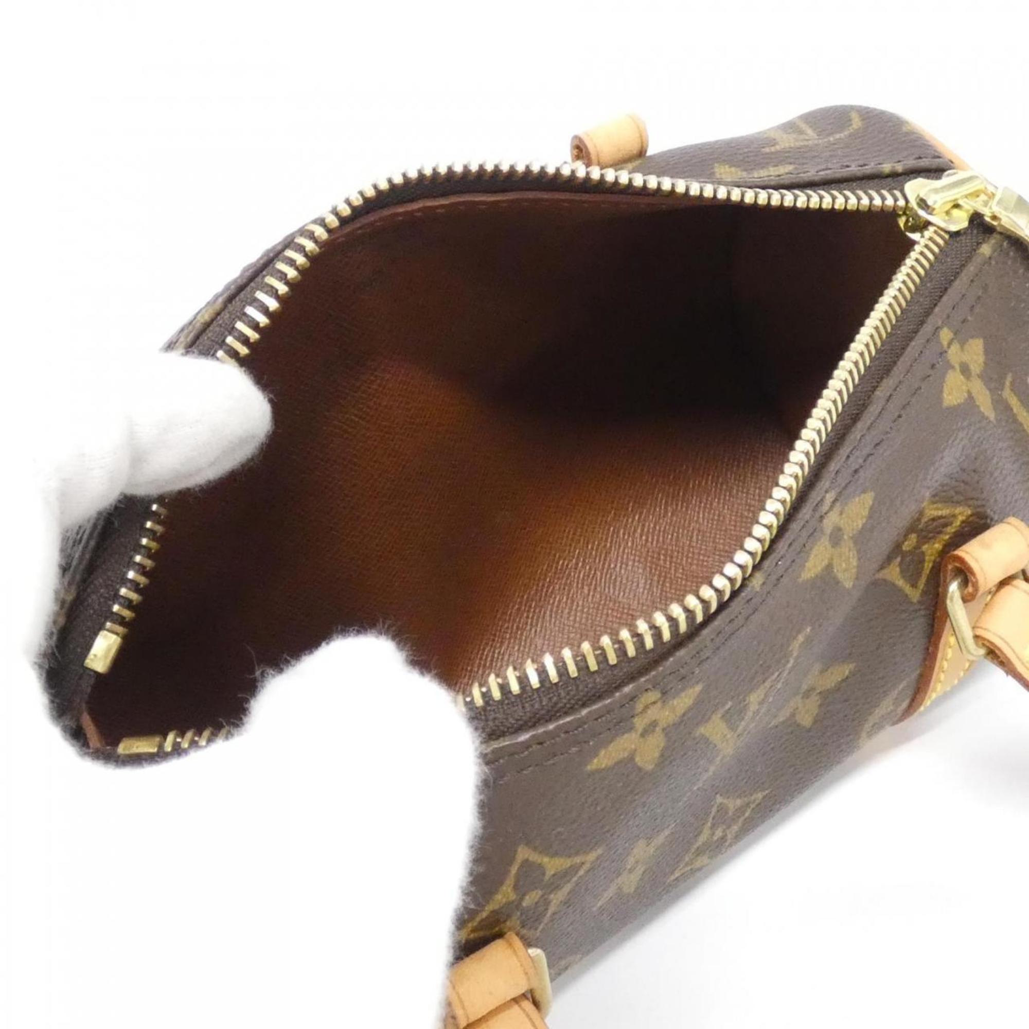 Louis Vuitton Marron Coated Canvas Handbag (Pre-Owned)
