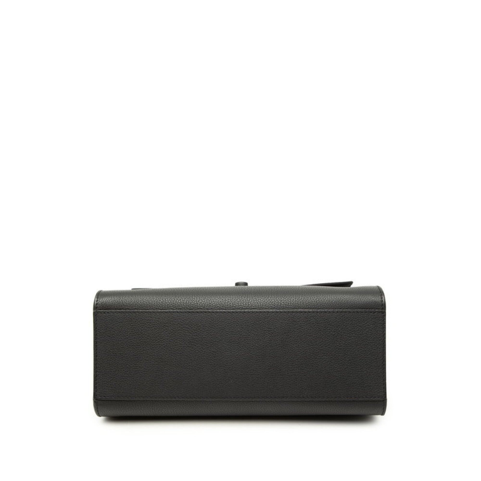 Louis Vuitton Black Noir Leather Handbag (Pre-Owned)