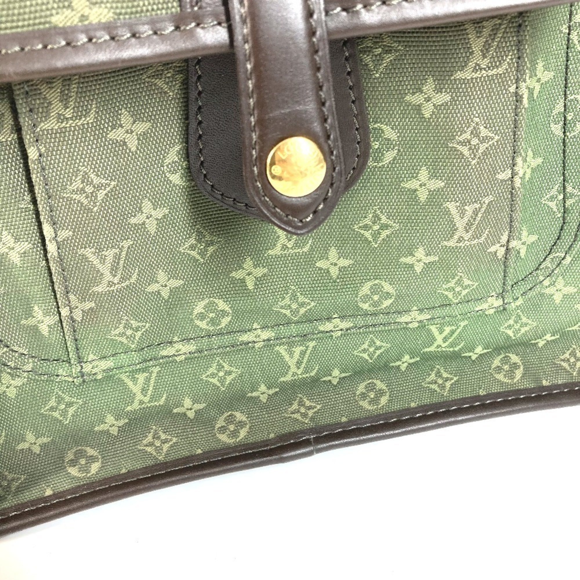 Louis Vuitton Khaki Monogram Mini Canvas Shoulder Bag (Pre-Owned)
