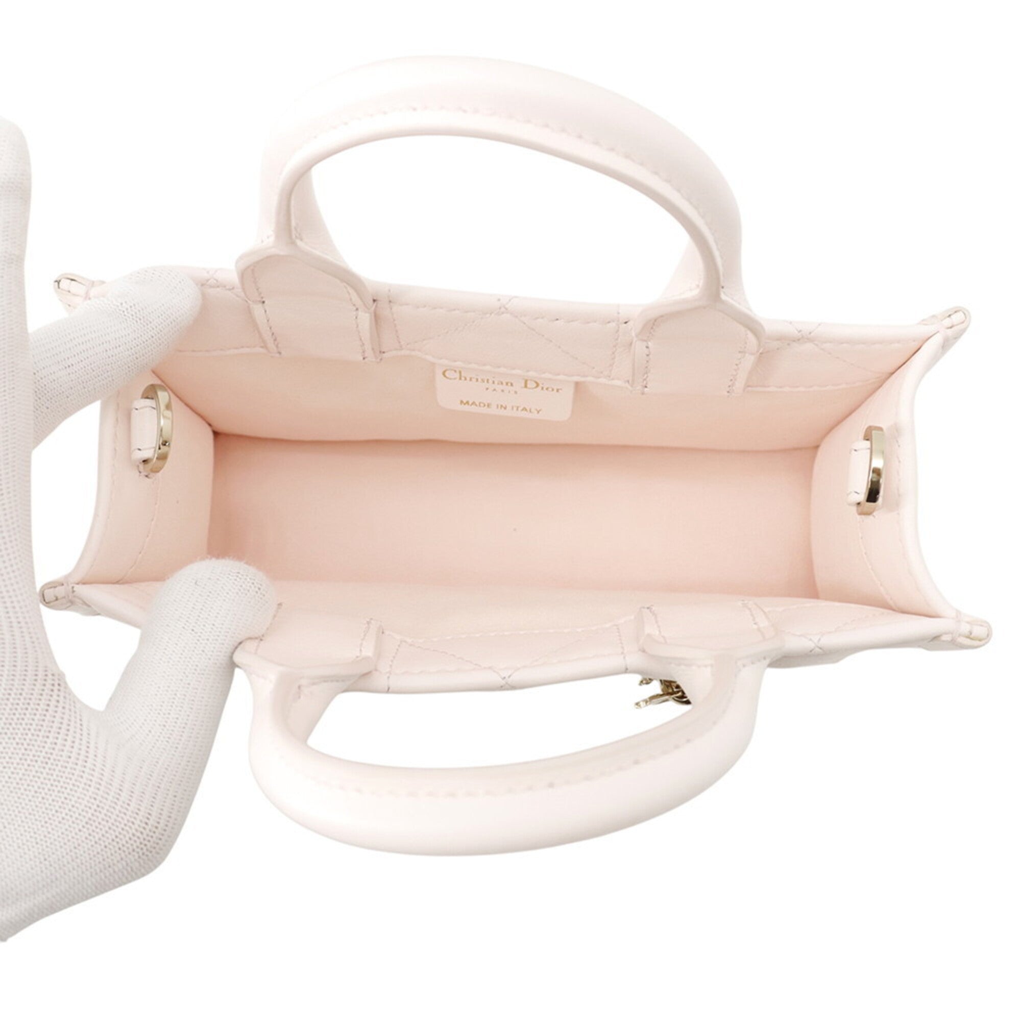 Christian Dior Pink Leather Handbag (Pre-Owned)