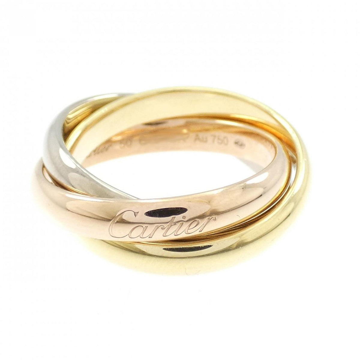 Cartier Yellow Gold (18K) Pink Gold (18K) White Gold (18K) Band Ring (Pre-Owned)