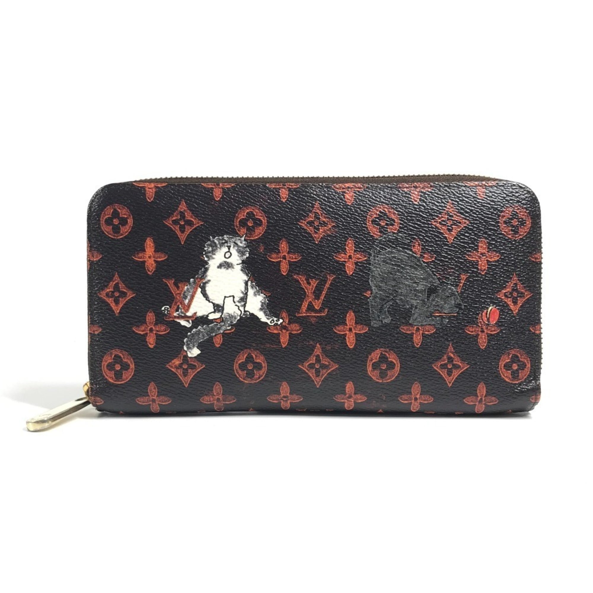 Louis Vuitton Brown Monogram Canvas Long Wallet (Bi-Fold) (Pre-Owned)