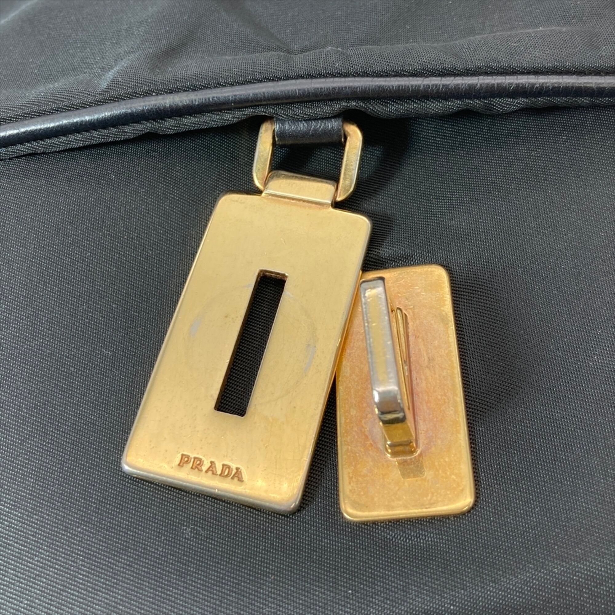 Prada Black Nylon Shoulder Bag (Pre-Owned)