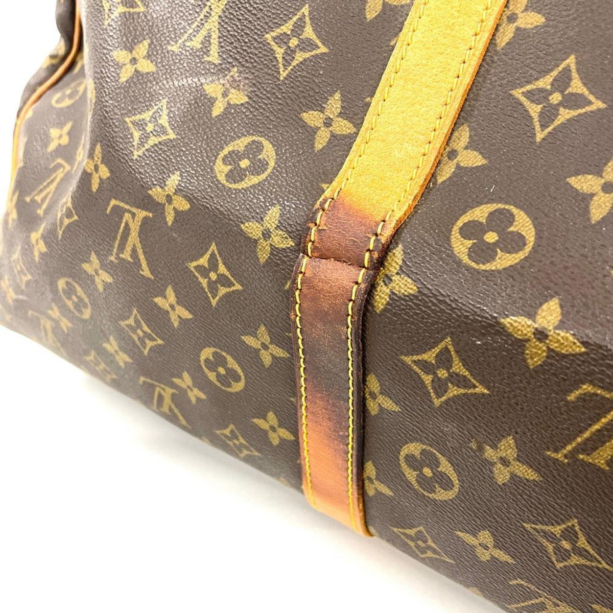 Louis Vuitton Brown Monogram Canvas Boston Bag (Pre-Owned)