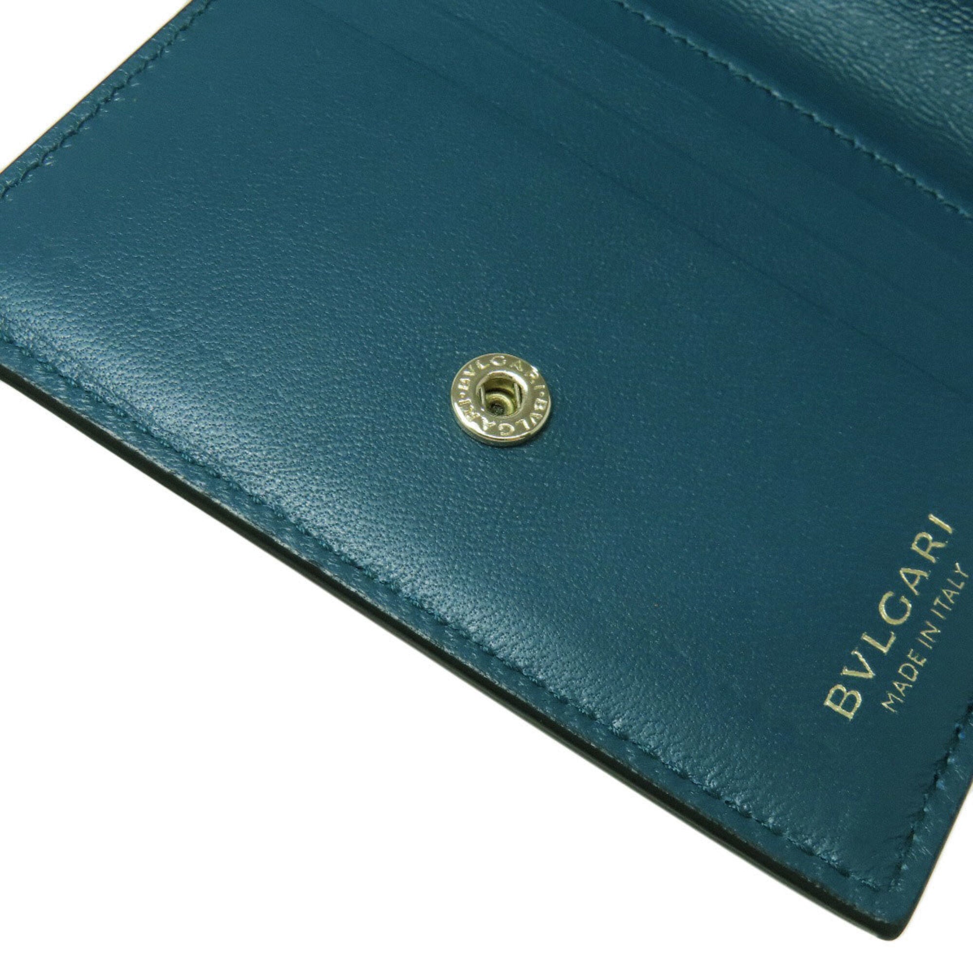 Bvlgari Black Leather Wallet (Bi-Fold) (Pre-Owned)