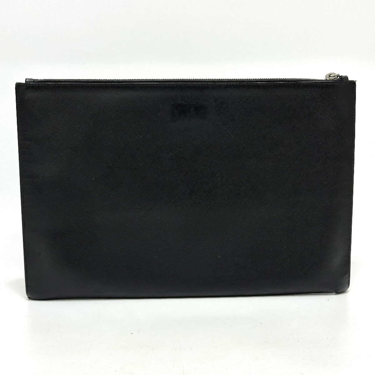 Prada Black Leather Clutch Bag (Pre-Owned)