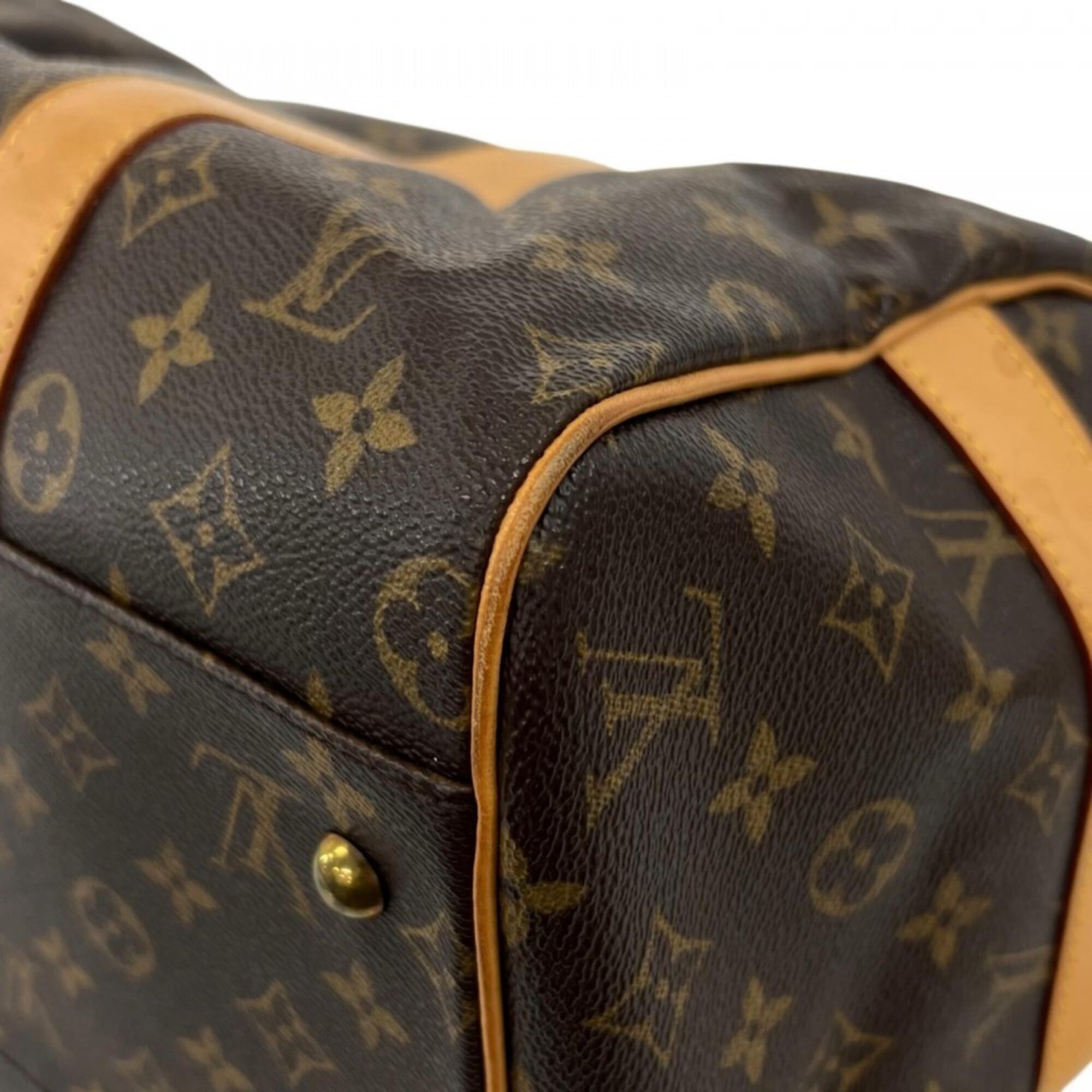 Louis Vuitton Brown Monogram Or White Monogram Boston Bag (Pre-Owned)