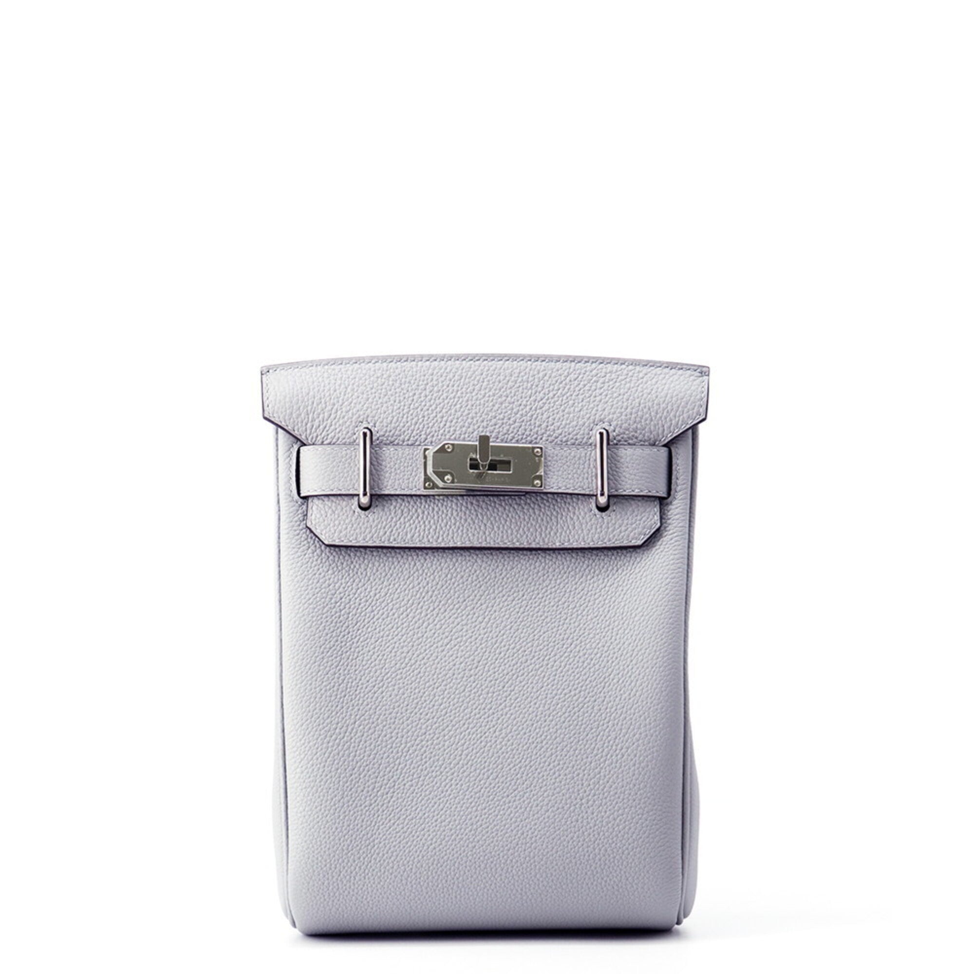 Hermes Gray Togo Leather Sling Bag (Pre-Owned)
