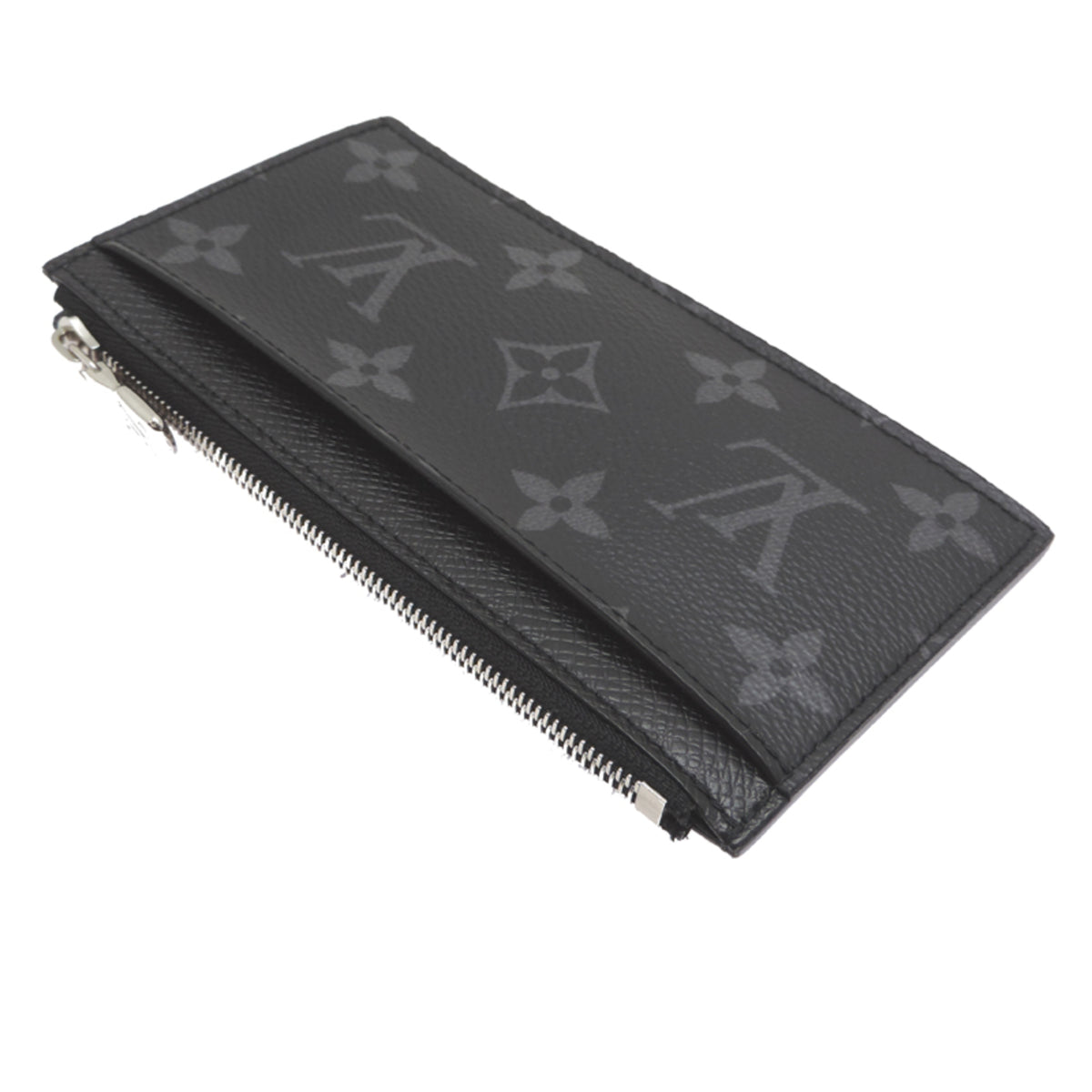 Louis Vuitton Noir Monogram Eclipse Coin Purse/Coin Case (Pre-Owned)