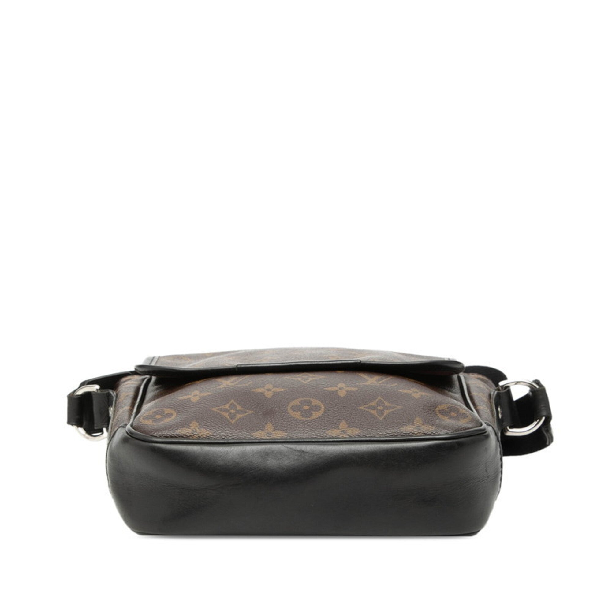Louis Vuitton Monogram Macassar Black Brown Pvc Leather Shoulder Bag (Pre-Owned)
