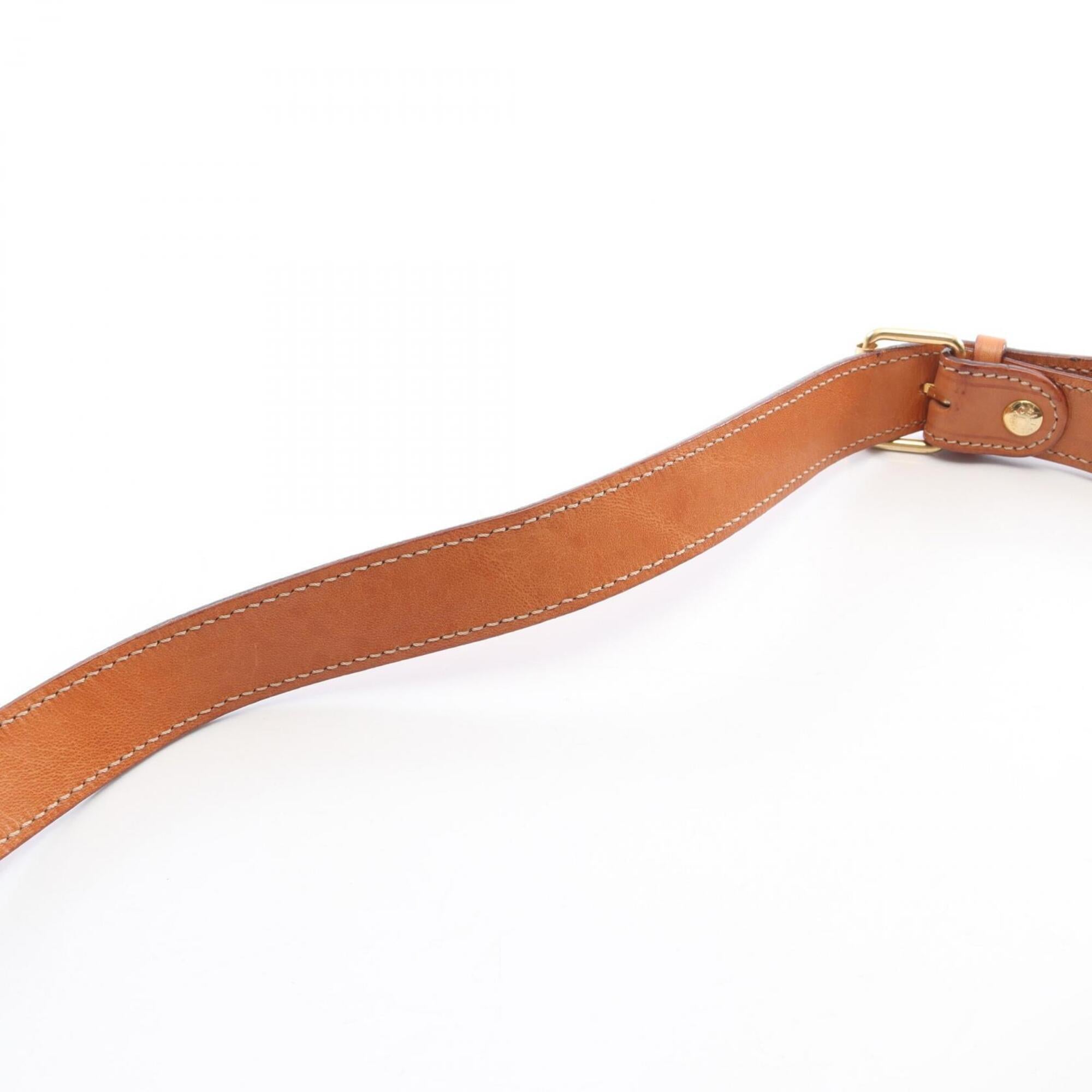 Celine Brown Coated Canvas Leather Handbag Shoulder Bag (Pre-Owned)