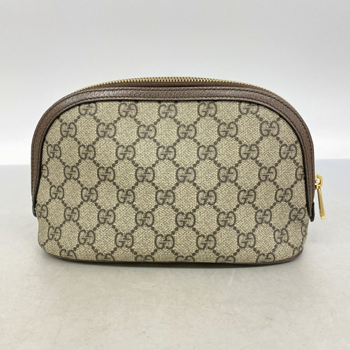 Gucci Brown Pvc Leather Pouch (Pre-Owned)