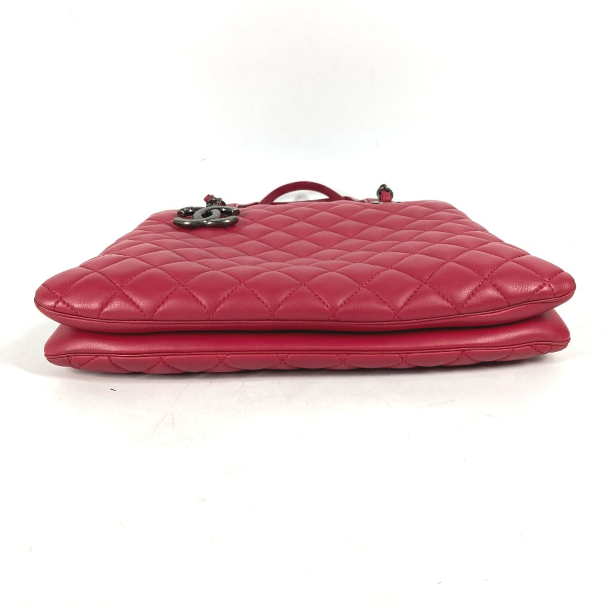 Chanel Pink Leather Tote Bag (Pre-Owned)