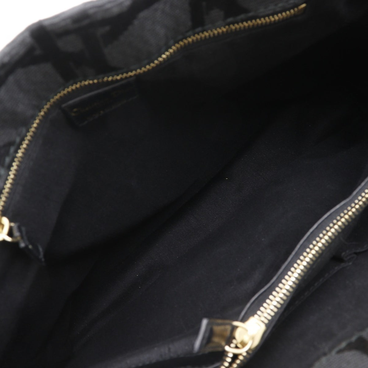 Christian Dior Black Nylon Canvas Tote Bag (Pre-Owned)