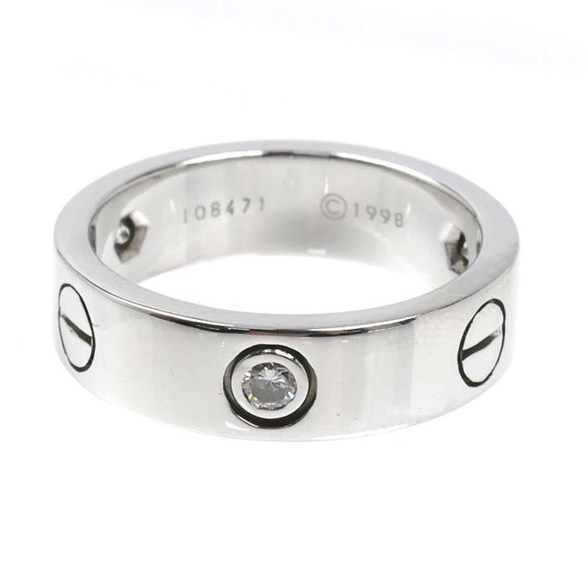 Cartier White Gold (18K) Band Ring (Pre-Owned)