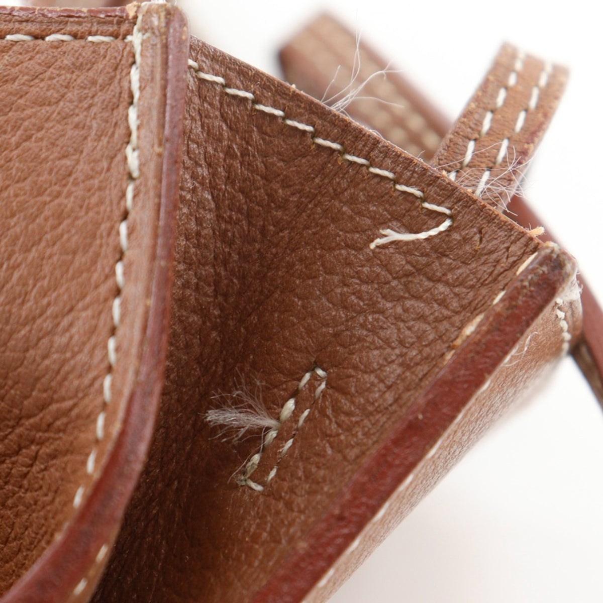 Hermes Brown Leather Shoulder Bag (Pre-Owned)