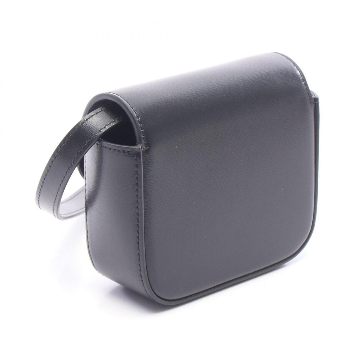 Celine Black Leather Handbag Shoulder Bag (Pre-Owned)