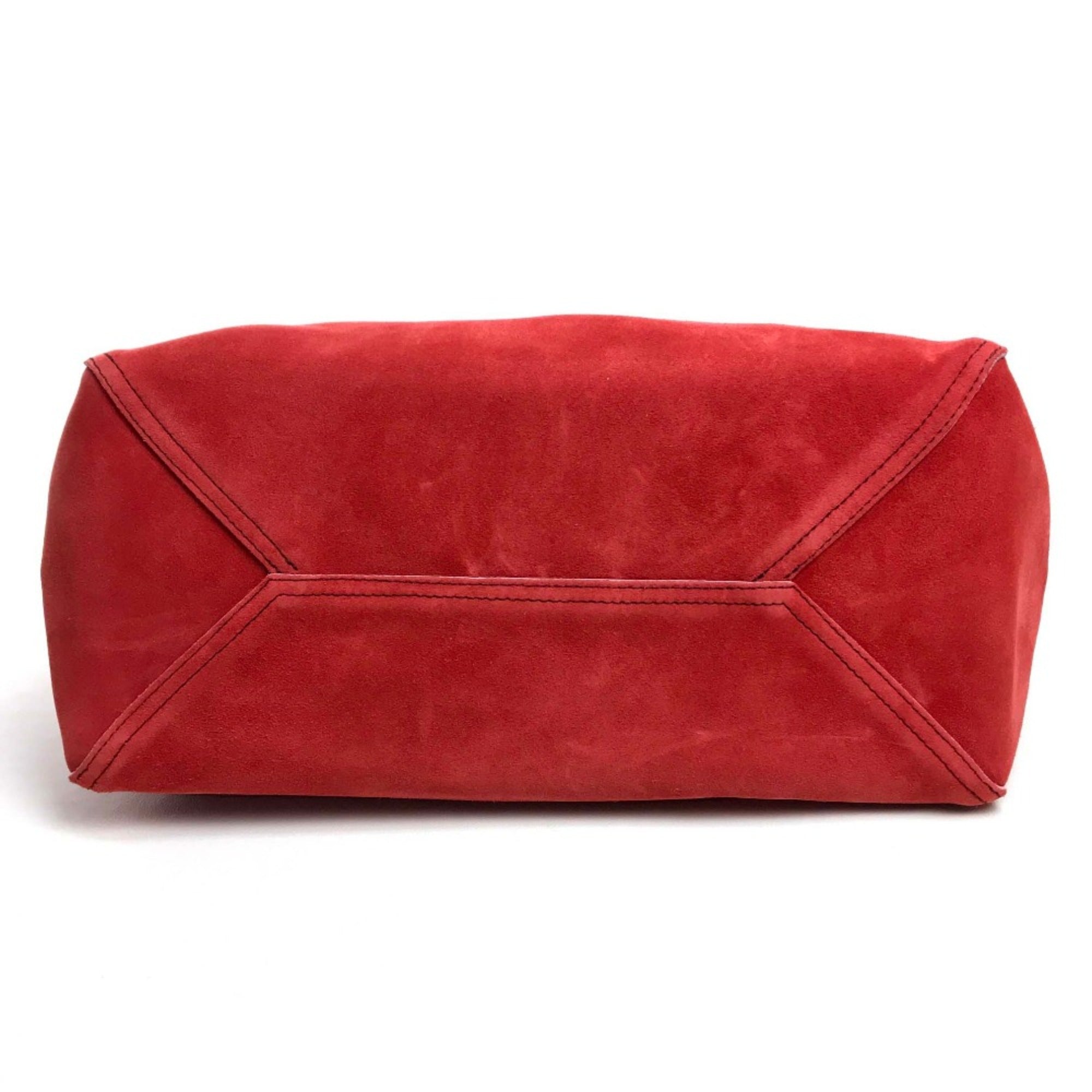 Loewe Red Leather Tote Bag (Pre-Owned)