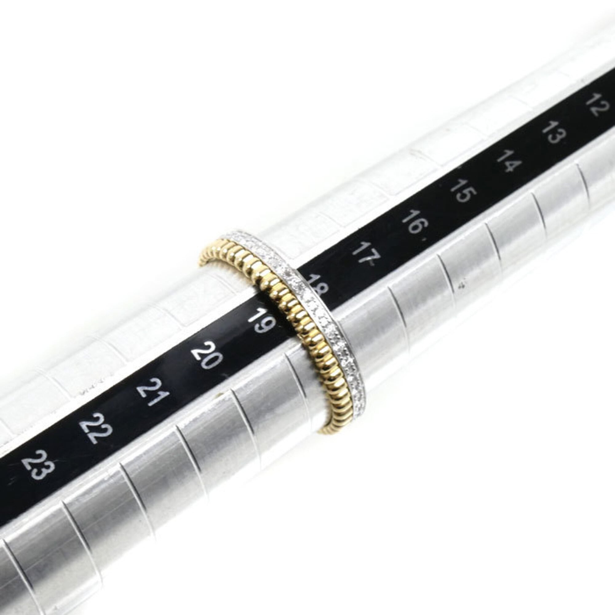 Boucheron Yellow Gold (18K) White Gold (18K) Band Ring (Pre-Owned)