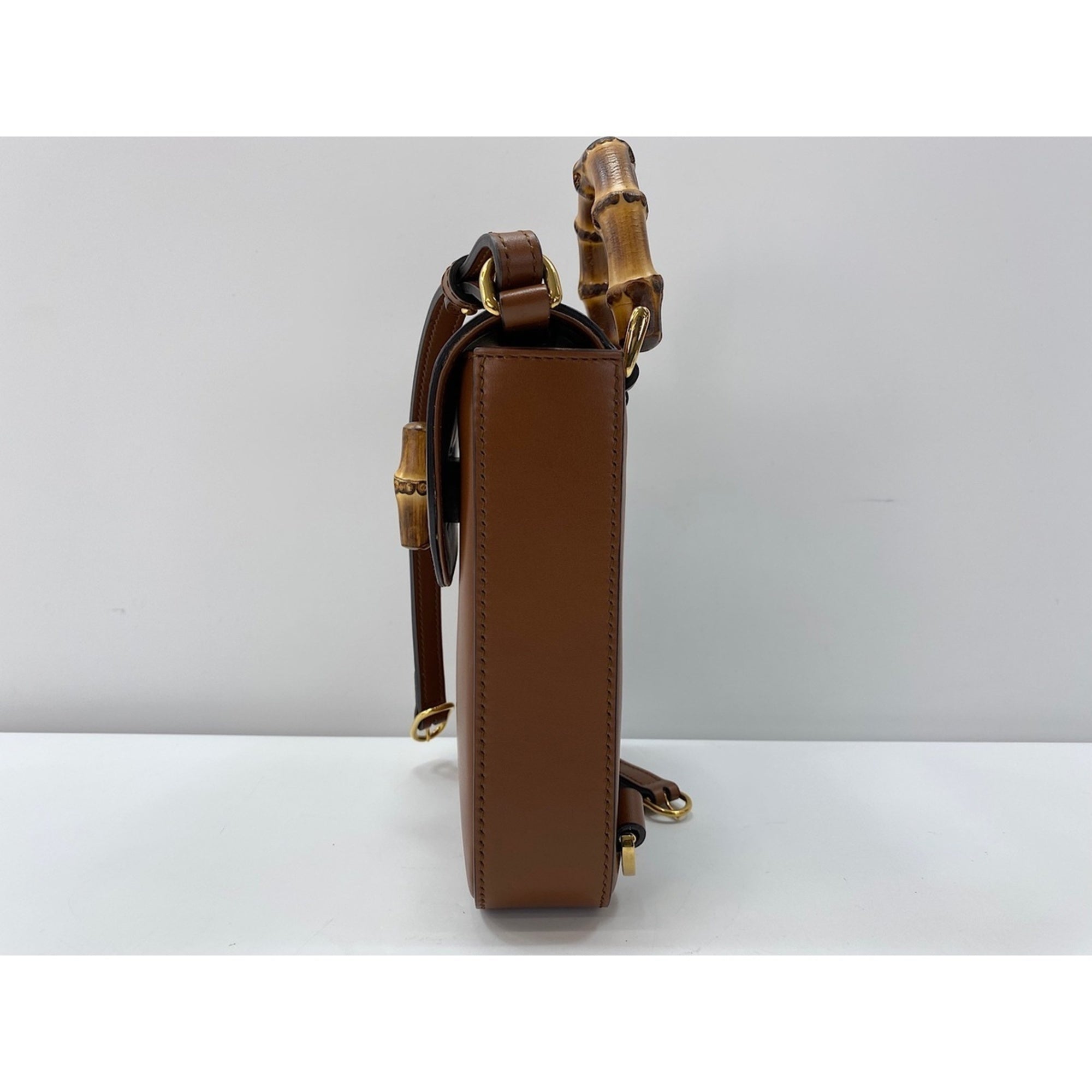 Gucci Bamboo Brown Shoulder Bag (Pre-Owned)