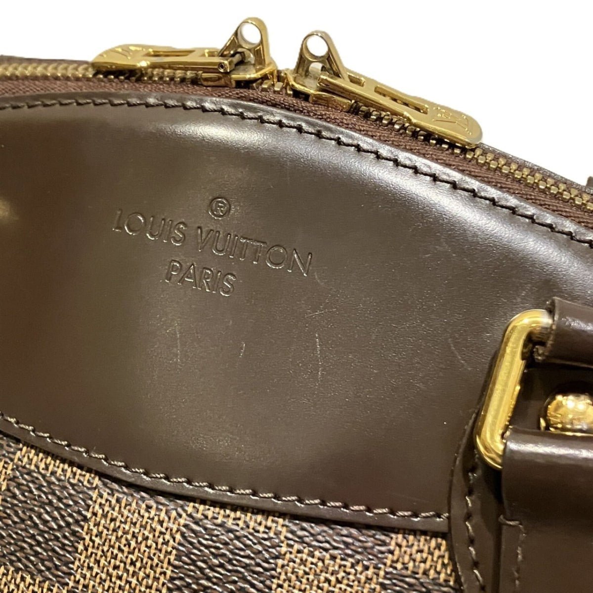 Louis Vuitton Damier Brown Damier Canvas Handbag (Pre-Owned)