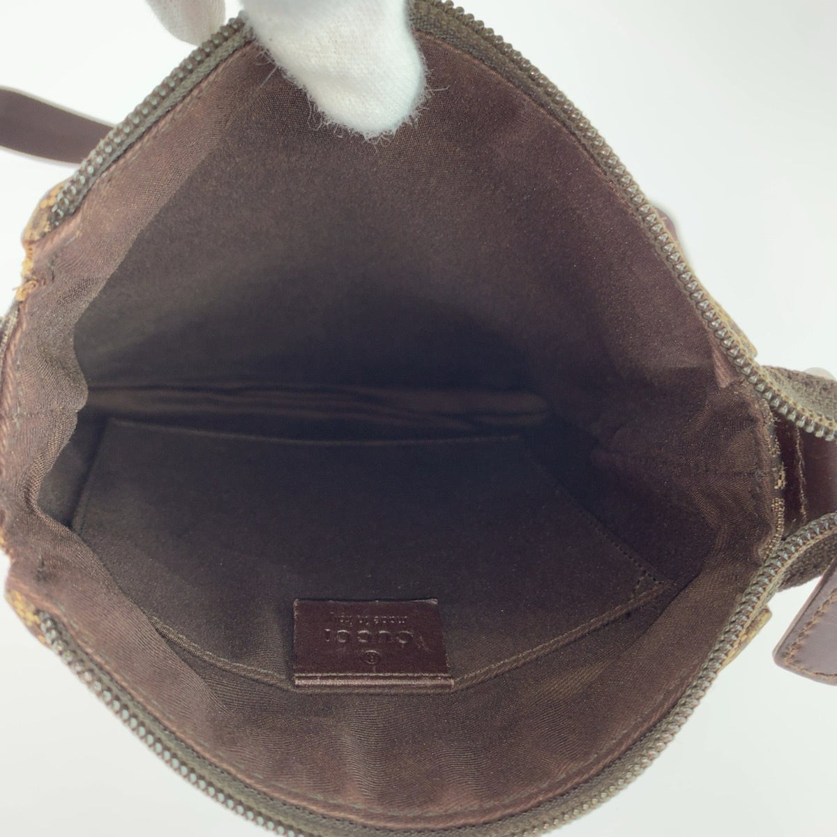 Gucci Brown Gg Canvas Pochette Shoulder Bag (Pre-Owned)