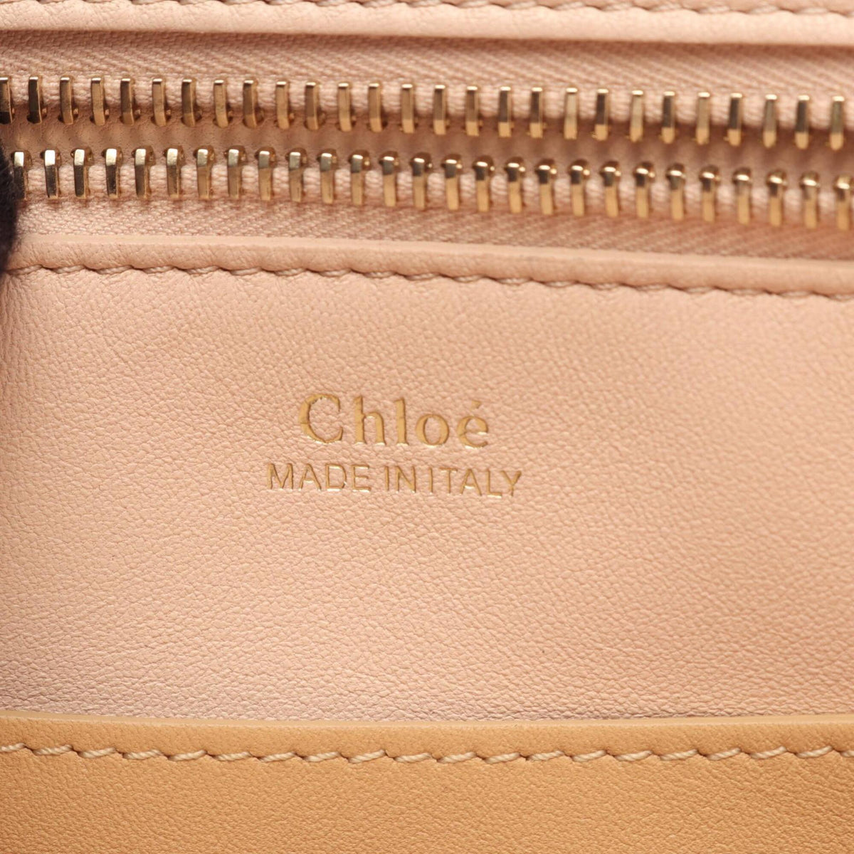 Chloé Beige Pink Leather Handbag (Pre-Owned)