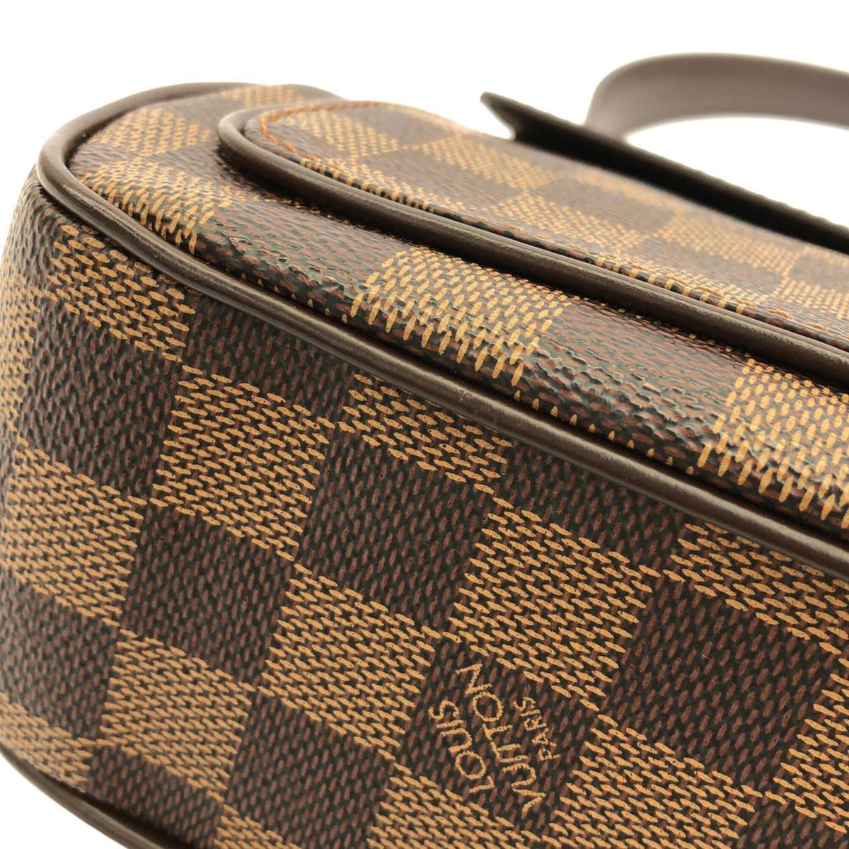 Louis Vuitton Brown Coated Canvas Shoulder Bag (Pre-Owned)