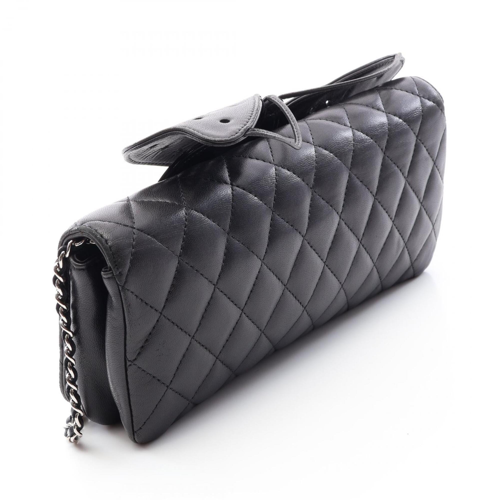 Chanel Black Handbag Shoulder Bag (Pre-Owned)