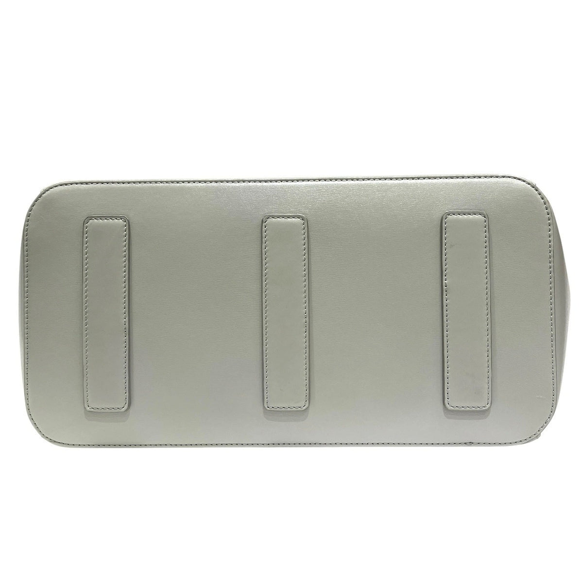 Bally Gray Leather Handbag (Pre-Owned)