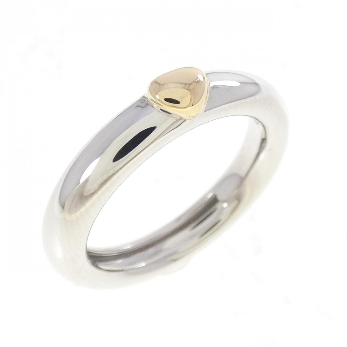 Tiffany Yellow Gold (18K) White Gold (18K) Band Ring (Pre-Owned)