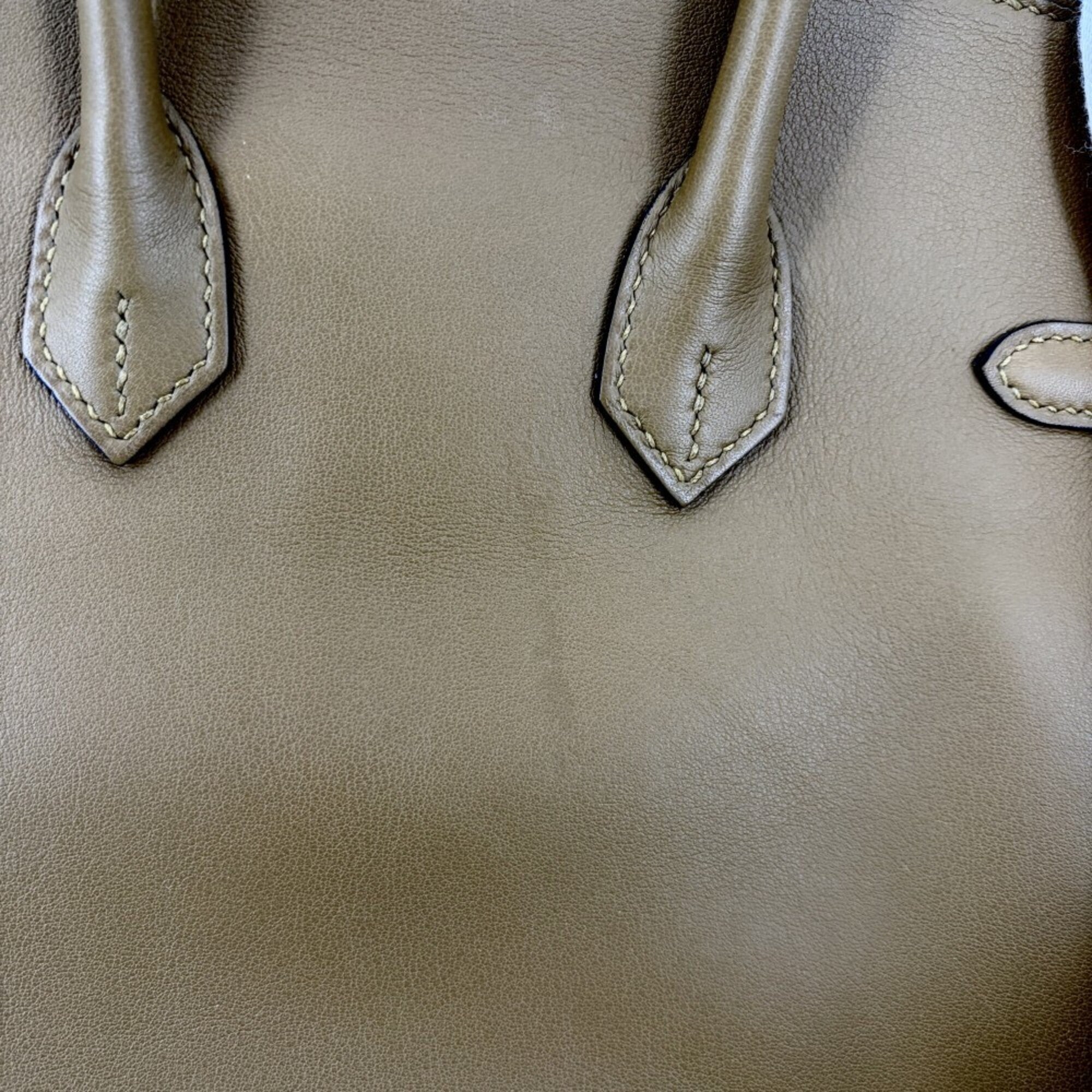 Hermes Brown Leather Handbag (Pre-Owned)