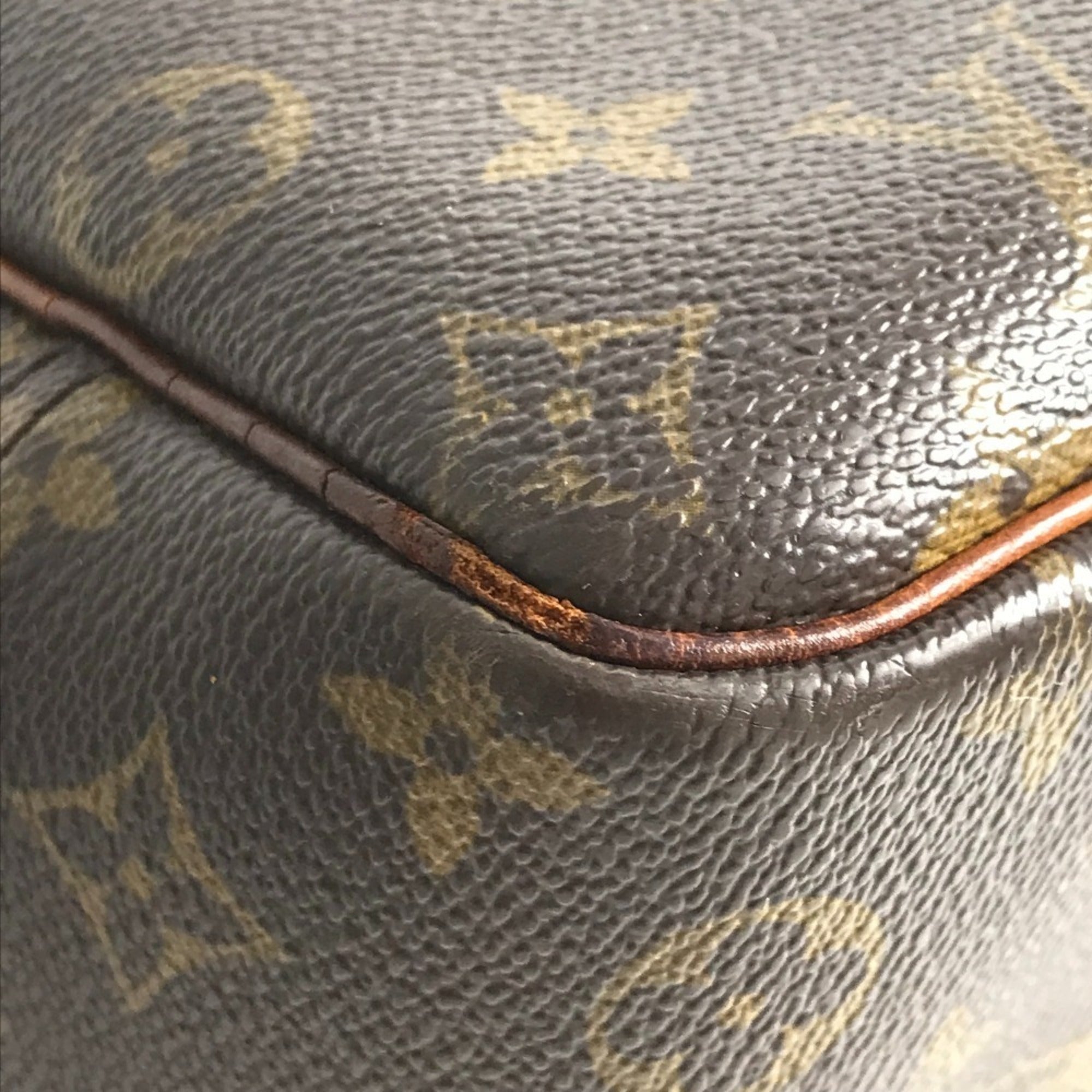 Louis Vuitton Brown Monogram Canvas Boston Bag Handbag Tote Bag (Pre-Owned)