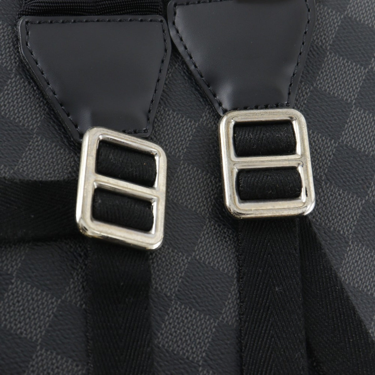 Louis Vuitton Black Damier Graphite Canvas Backpack (Pre-Owned)