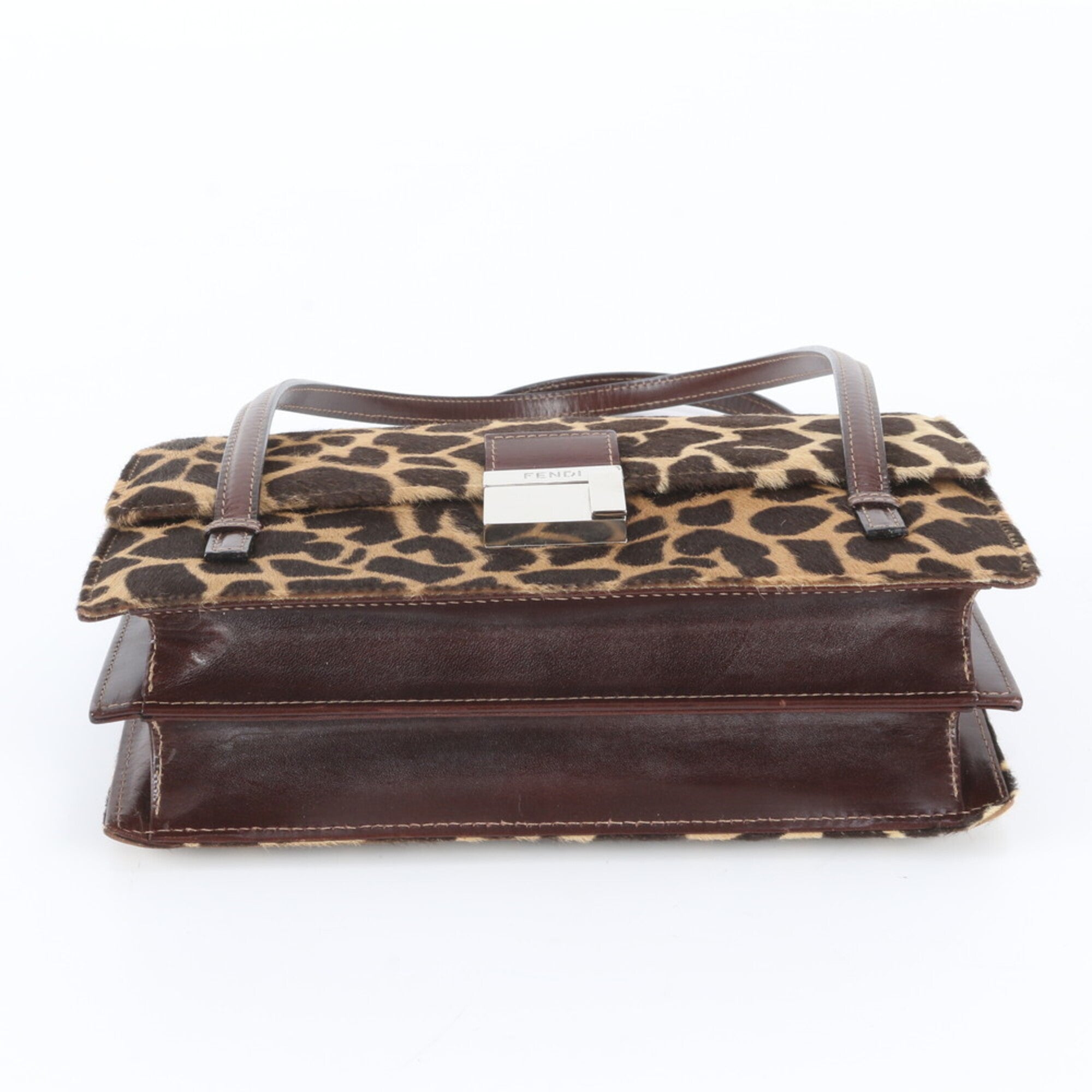 Fendi Brown Leather Handbag (Pre-Owned)